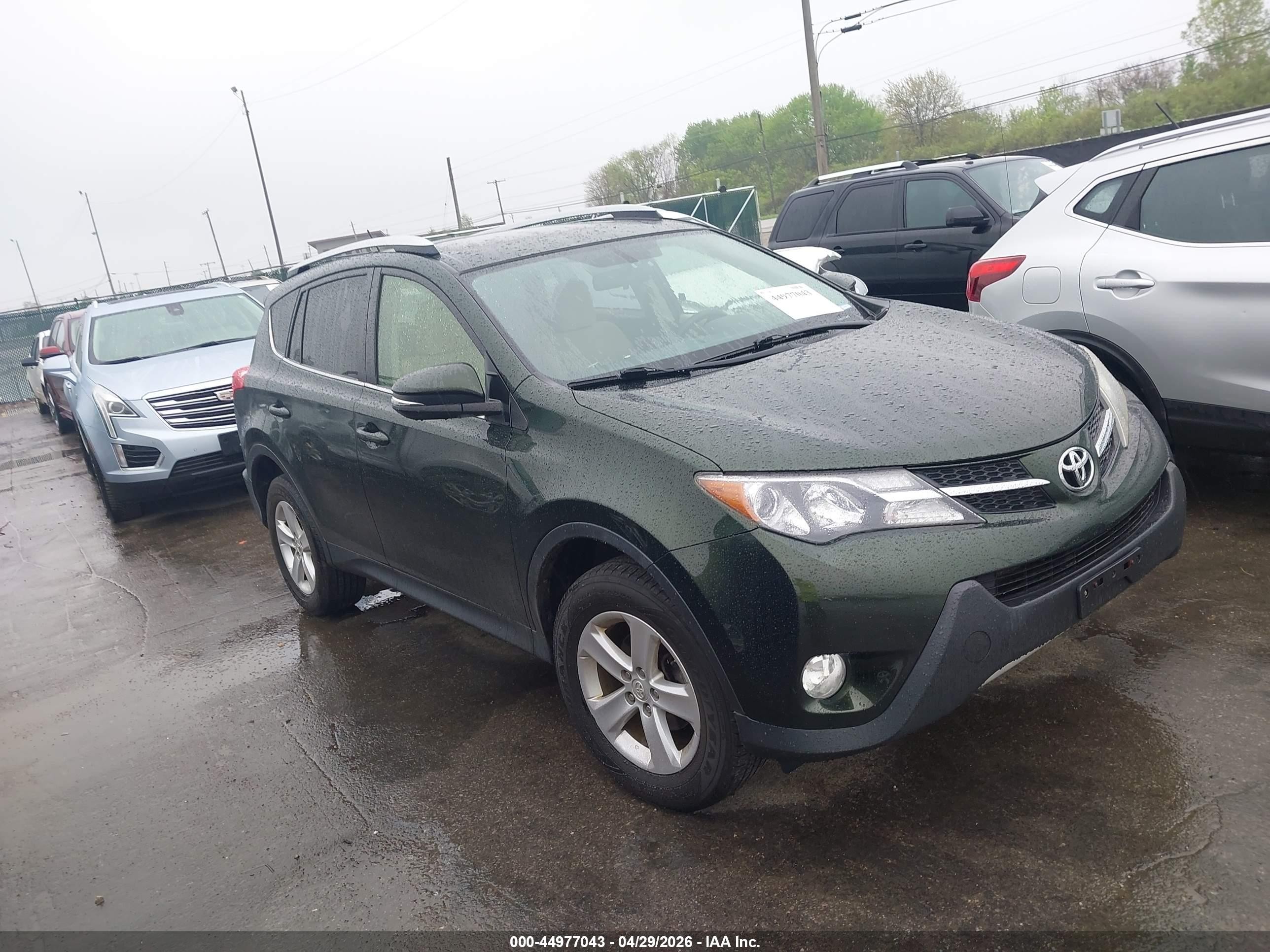 2013 Toyota RAV4 XLE, VIN JTMRFREV3D5014305 — Hail