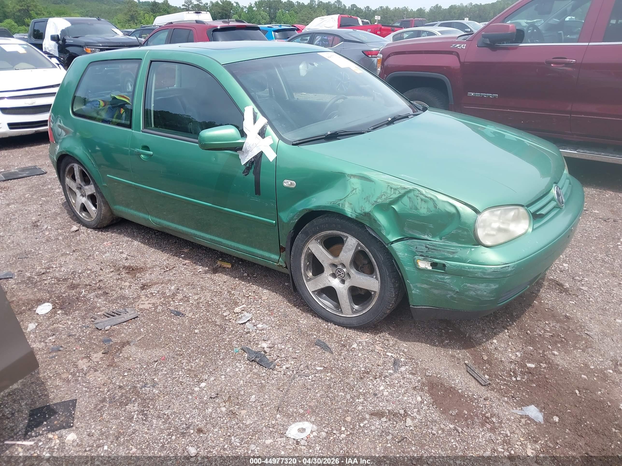 2002 Volkswagen Golf GTI, VIN 9BWDE61J024006444 — Front end