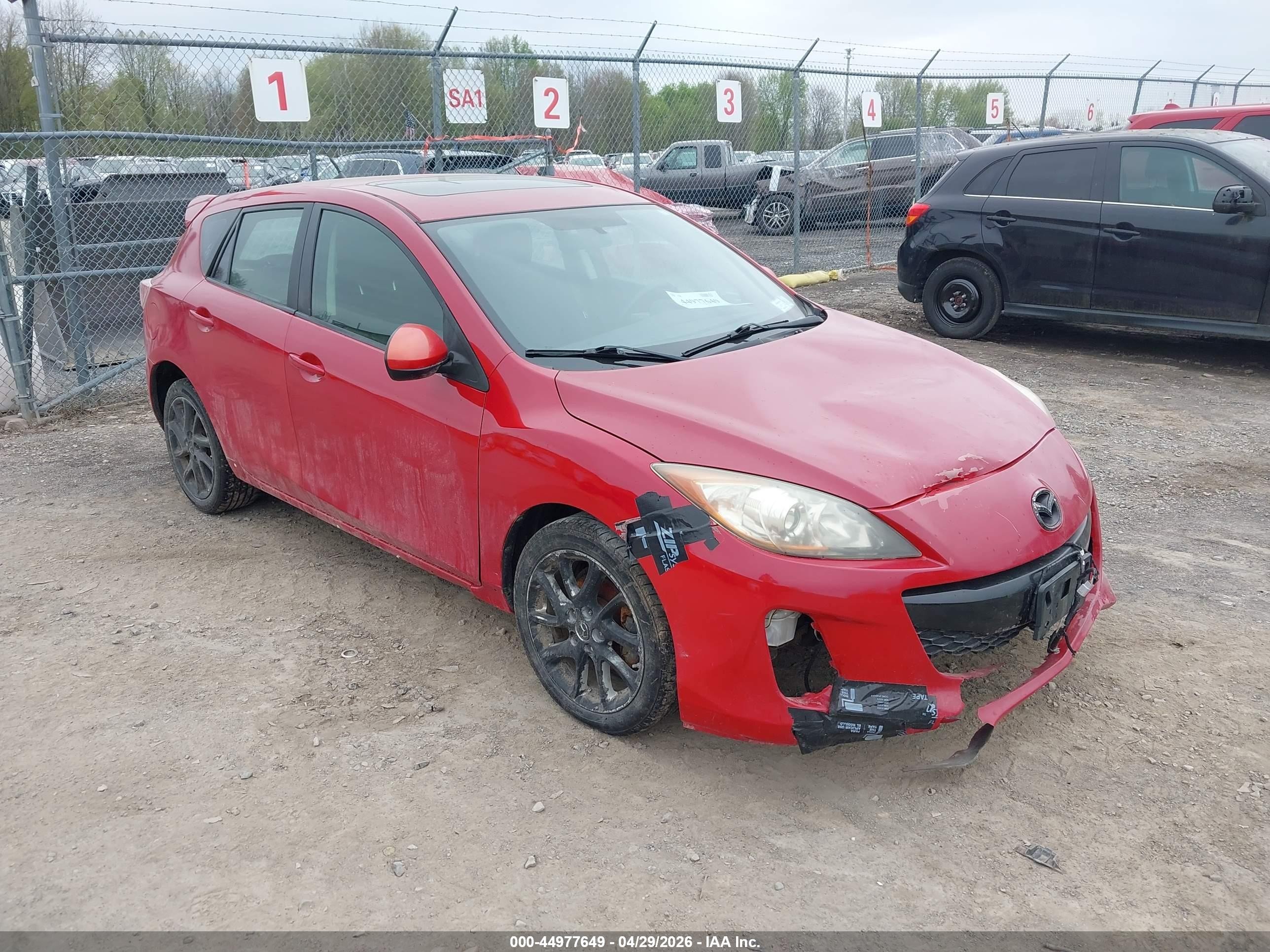 2012 Mazda 3 S Touring, VIN JM1BL1L60C1508229 — Обычный износ