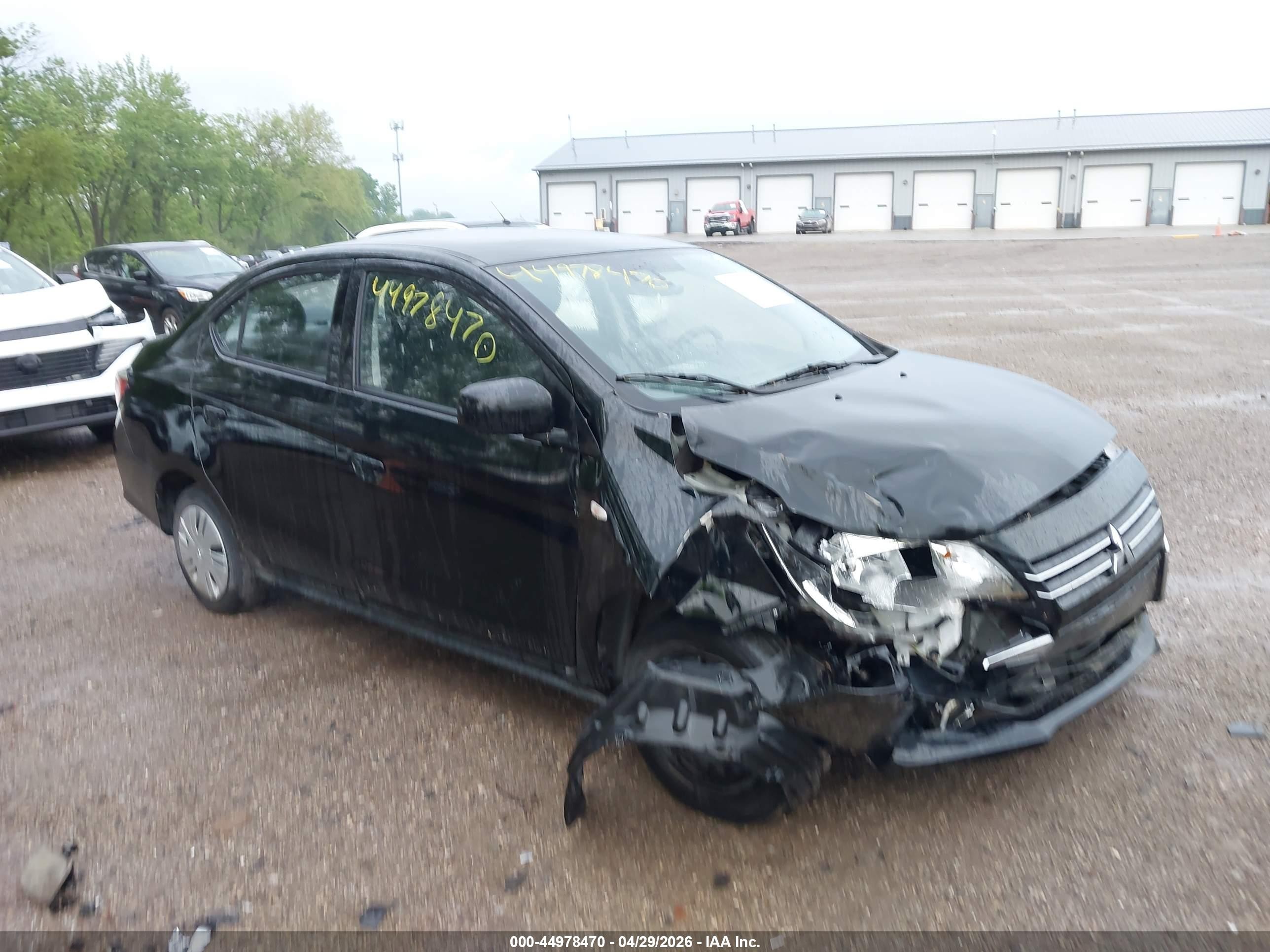 2023 Mitsubishi Mirage ES, VIN ML32FUFJ5PHF01224 — Front end