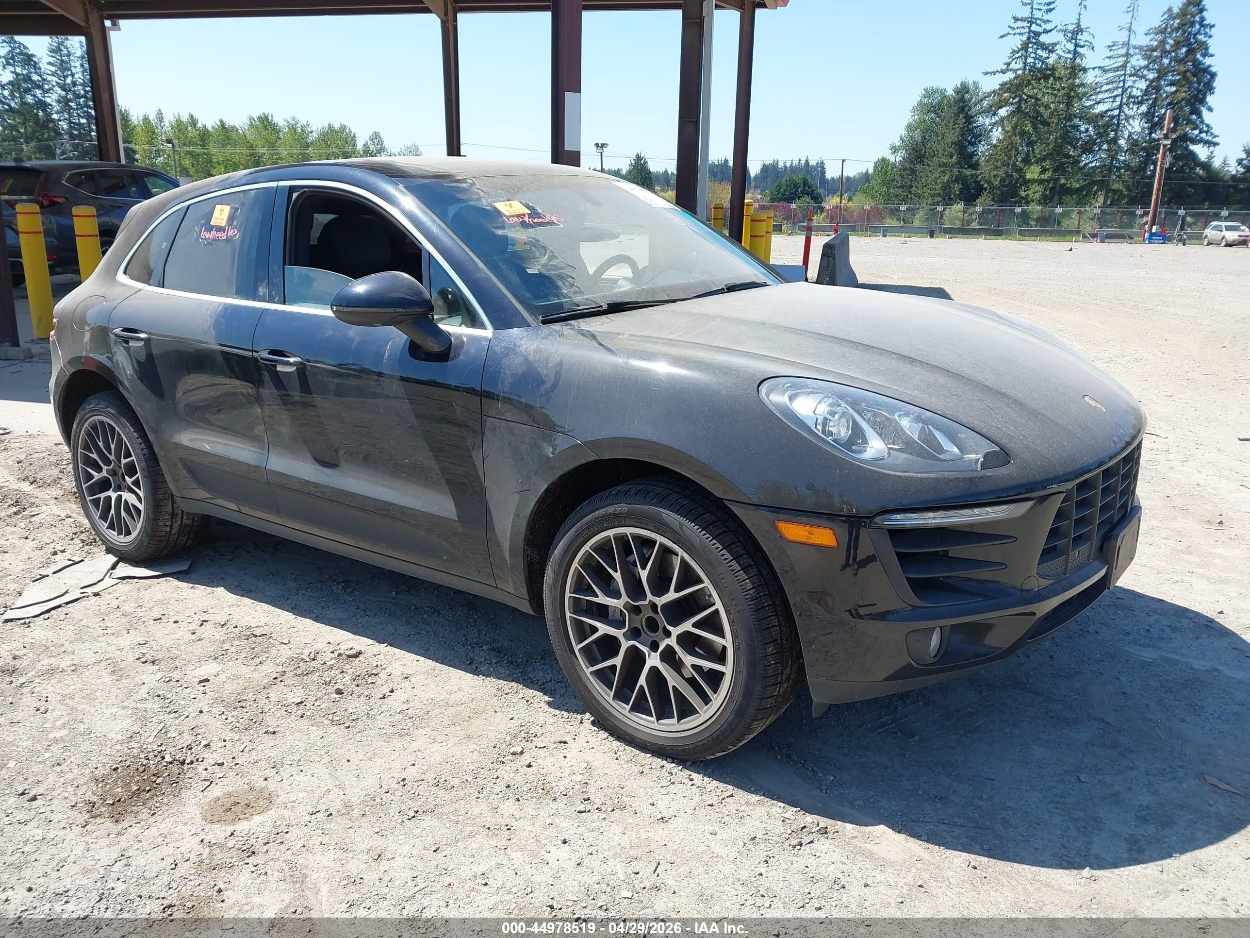 2015 Porsche Macan S, VIN WP1AB2A51FLB55697 — Biohazard / chemical