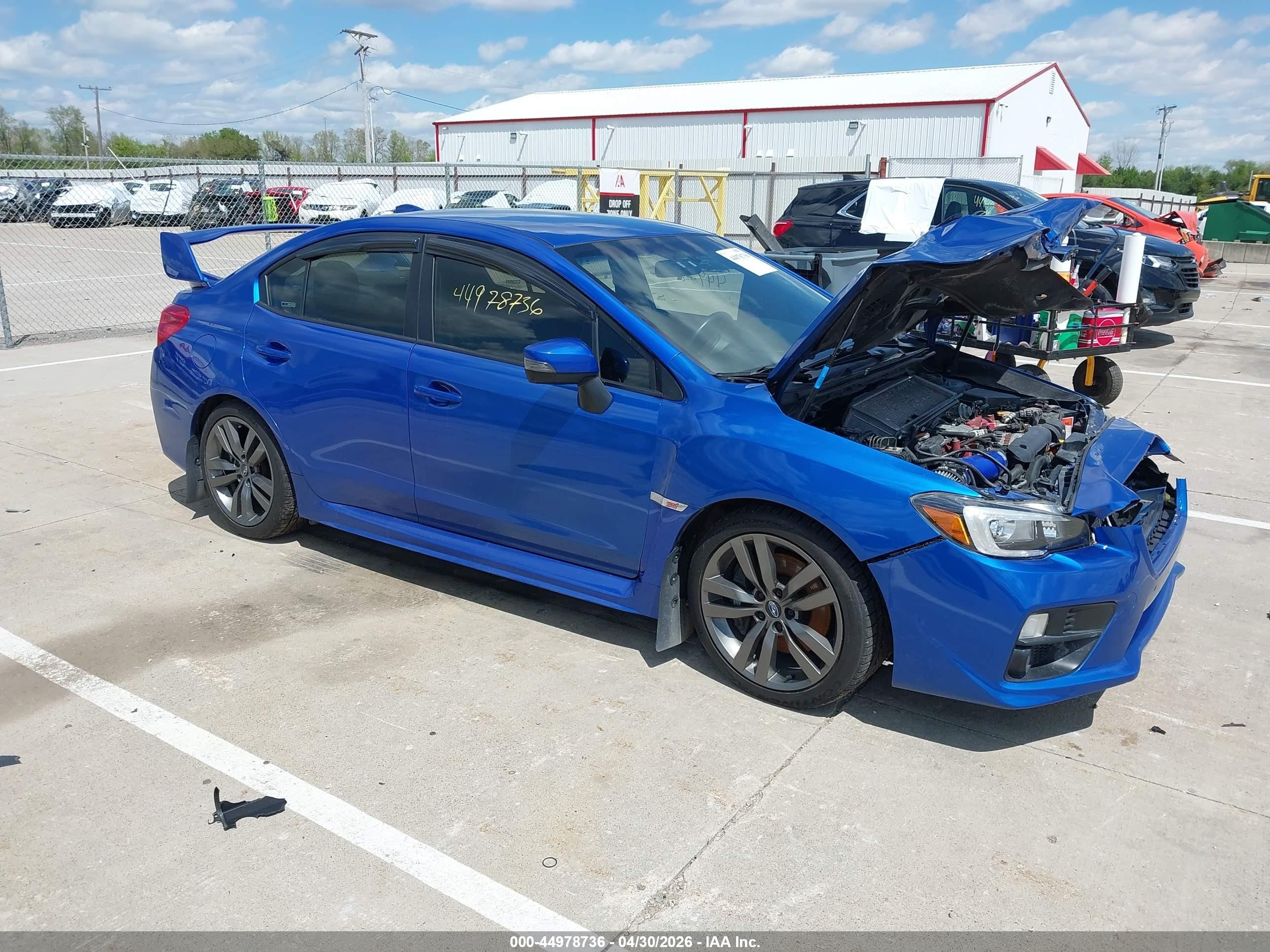 2015 Subaru WRX STI Launch, VIN JF1VA2W66F9800967 — Front end