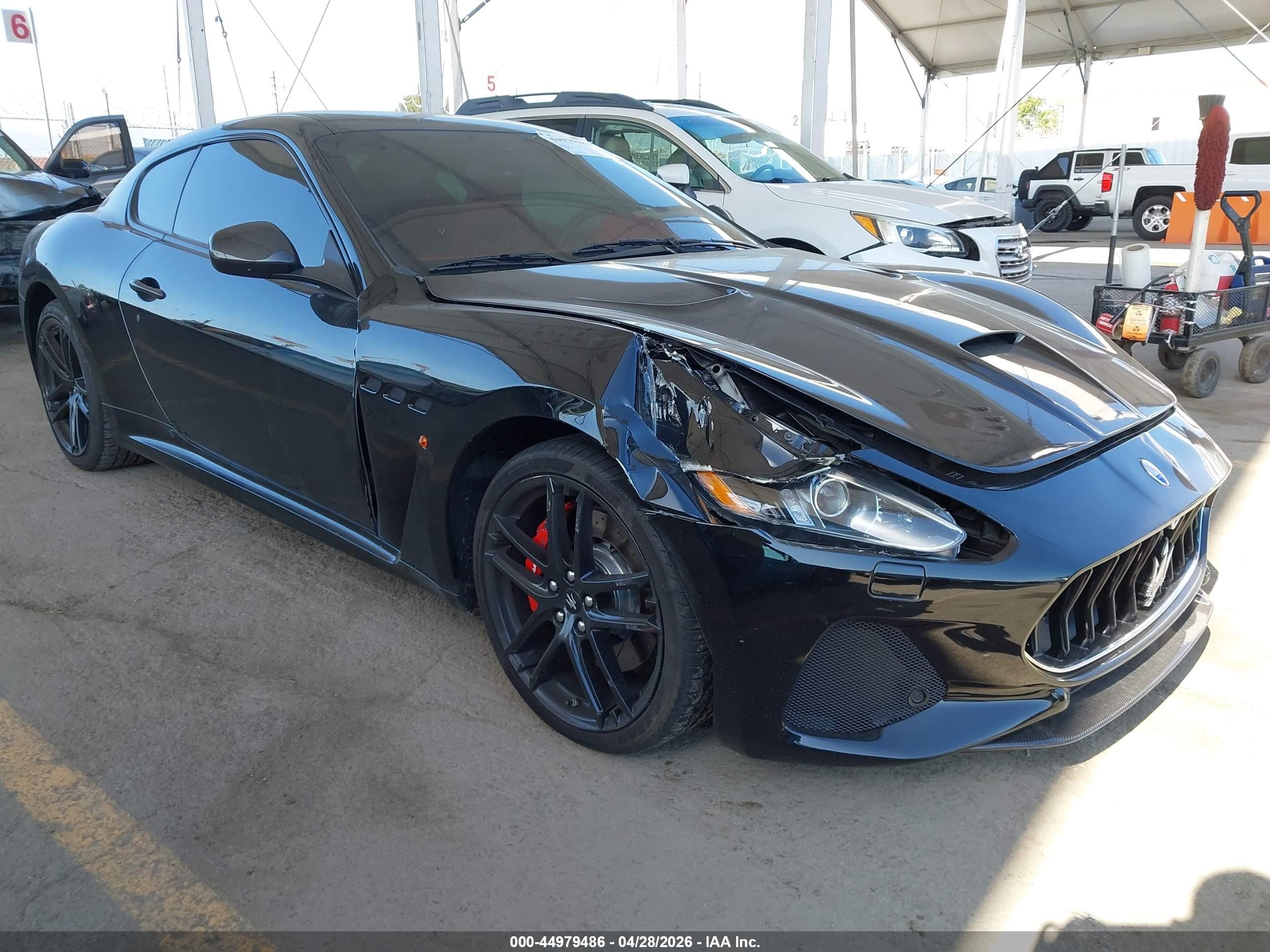 2018 Maserati GranTurismo Sport, VIN ZAM45VLA5J0271511 — Front end