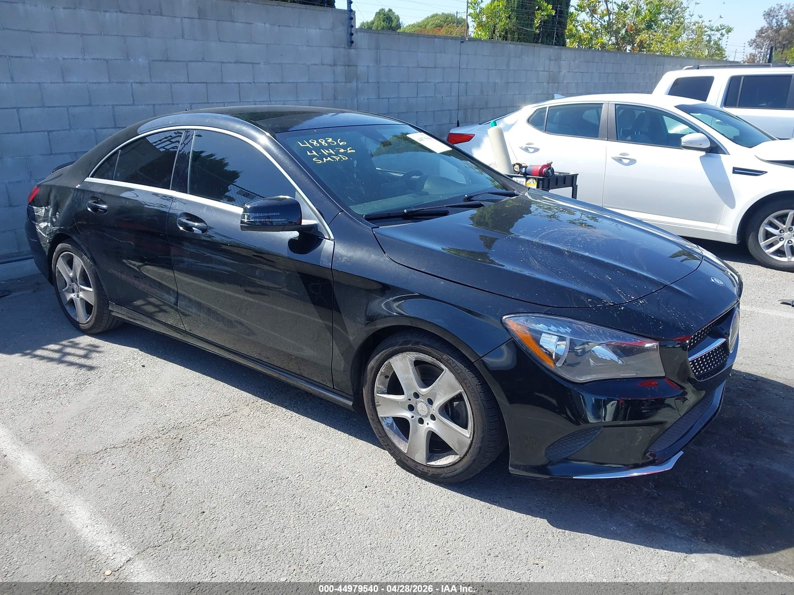 2018 Mercedes-Benz CLA 250, VIN WDDSJ4EB5JN505436 — Side