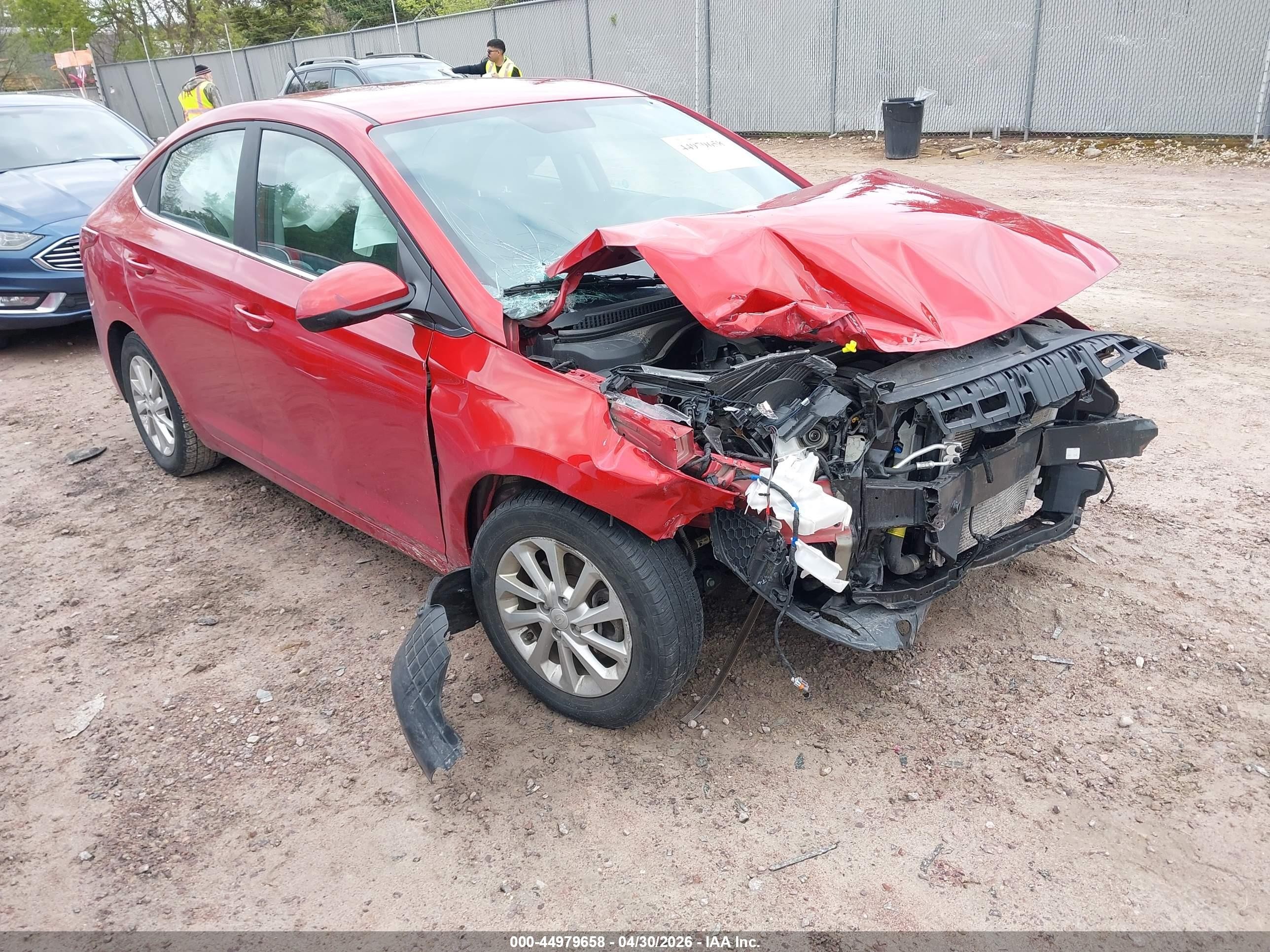 2022 Hyundai Accent SE, VIN 3KPC24A64NE166294 — Front end