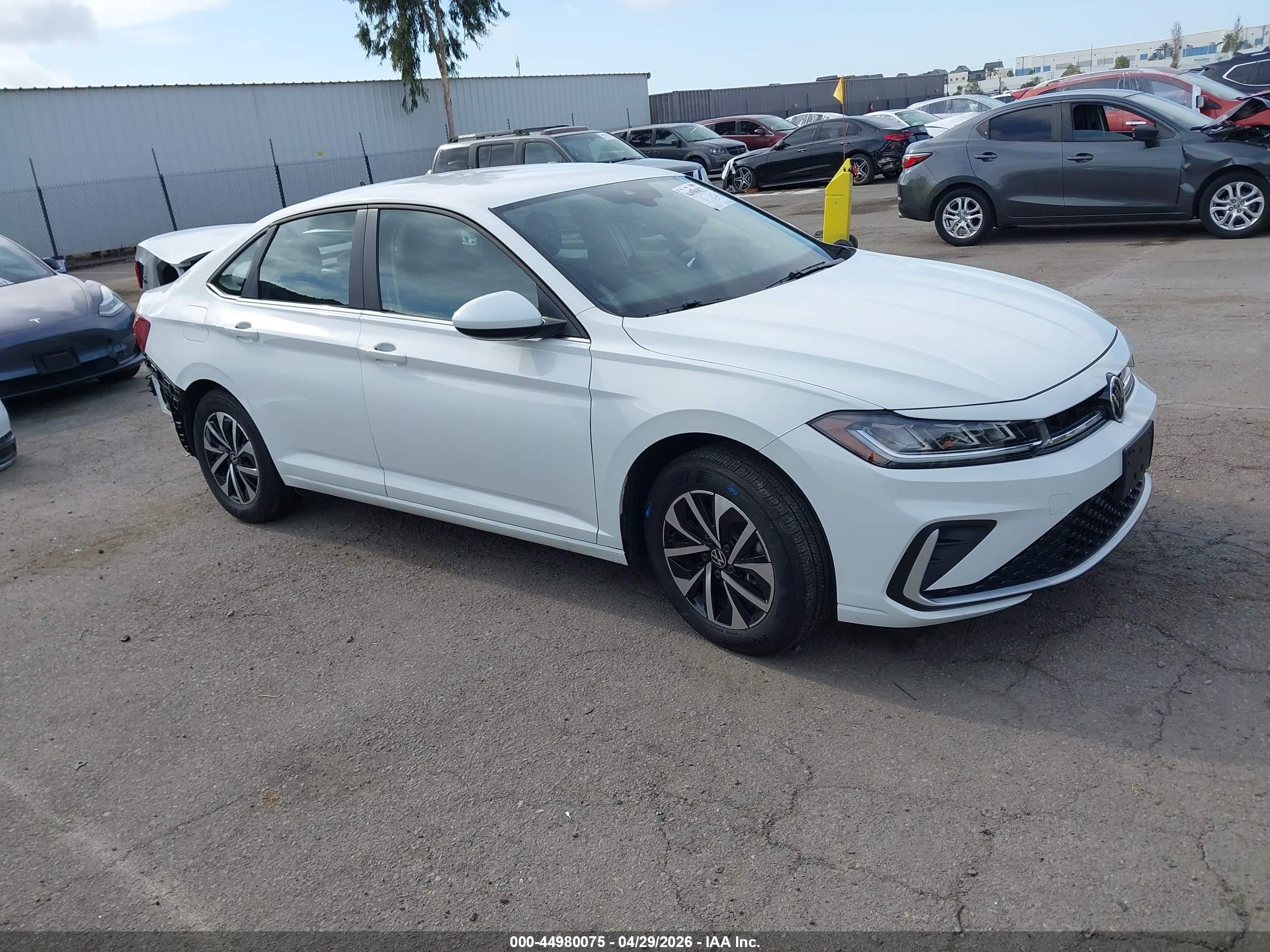 2025 Volkswagen Jetta S, VIN 3VW5X7BU3SM103937 — Rear end