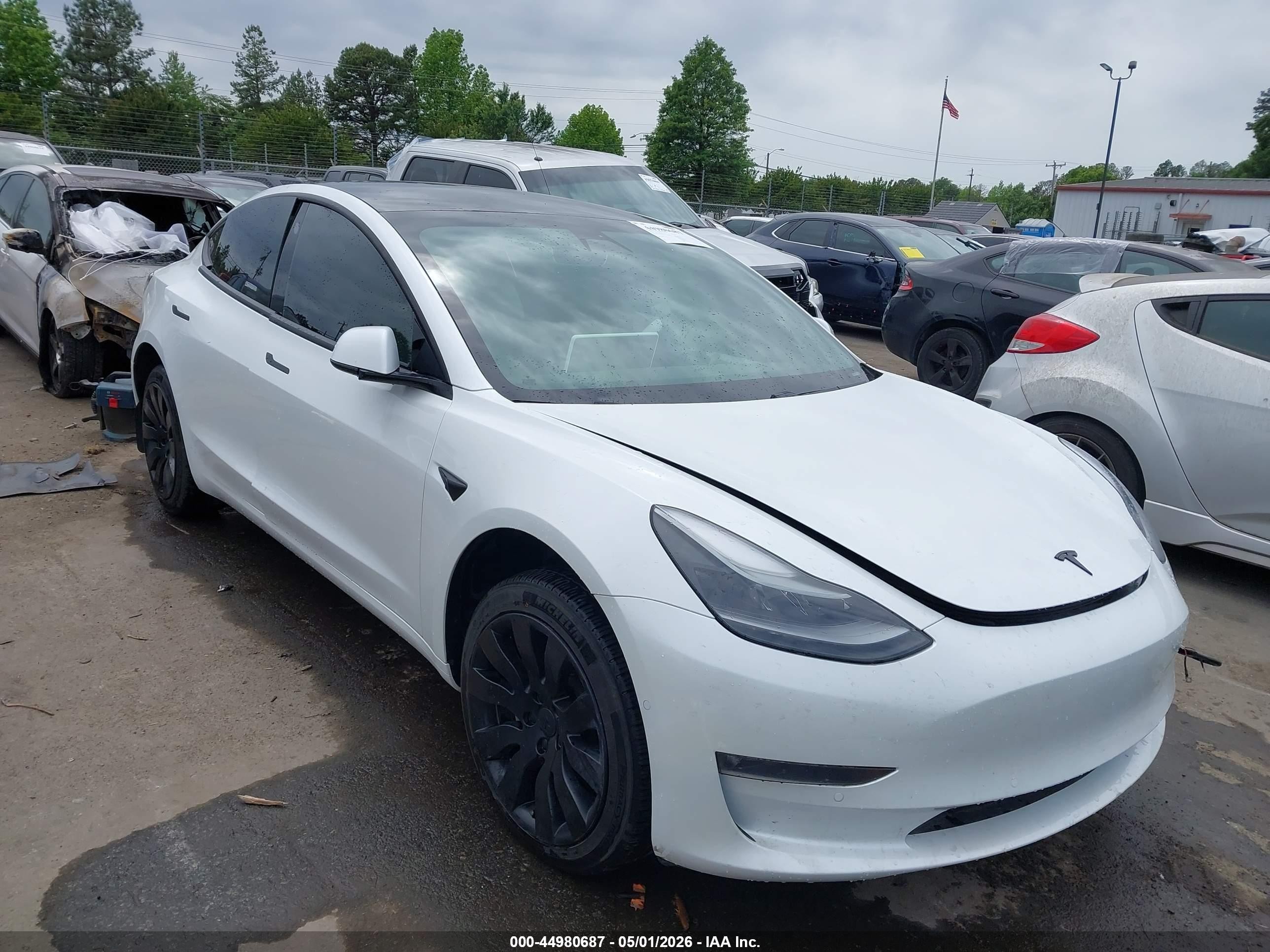 2021 Tesla Model 3 Long Range, VIN 5YJ3E1EB6MF993011 — Mechanical
