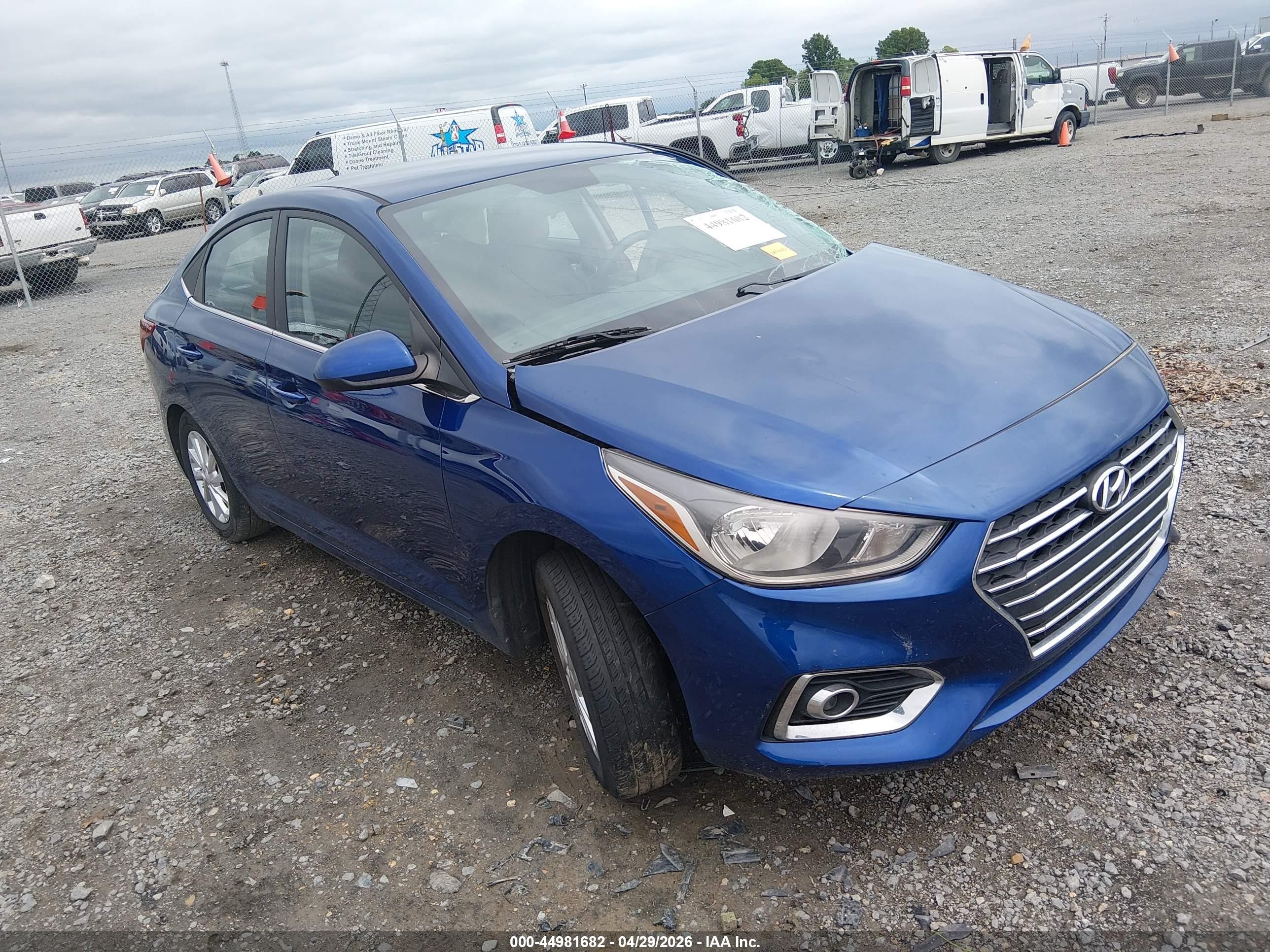 2022 Hyundai Accent SEL, VIN 3KPC24A62NE162955 — Side