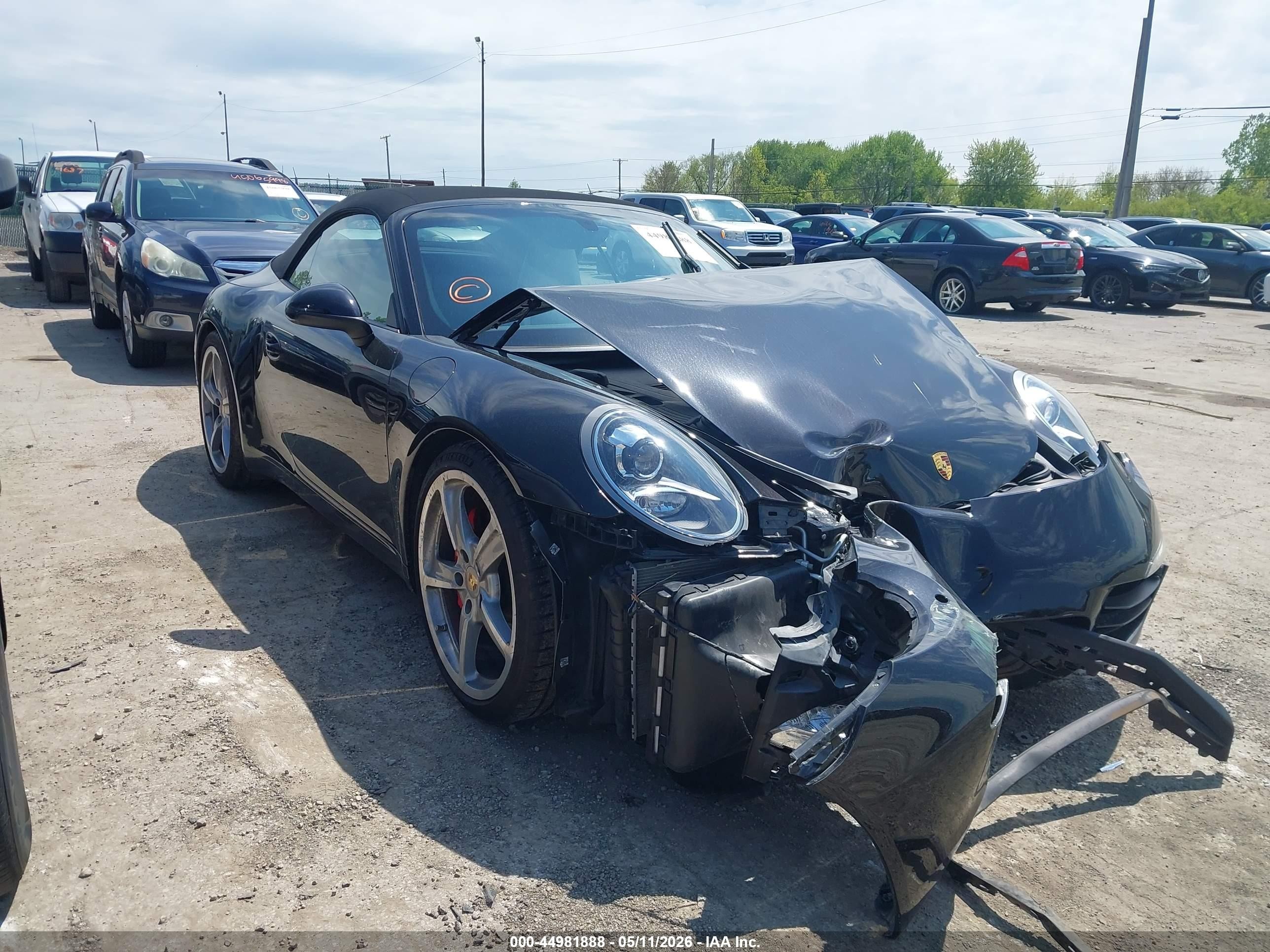 2013 Porsche 911 Carrera S, VIN WP0CB2A92DS156017 — Front end