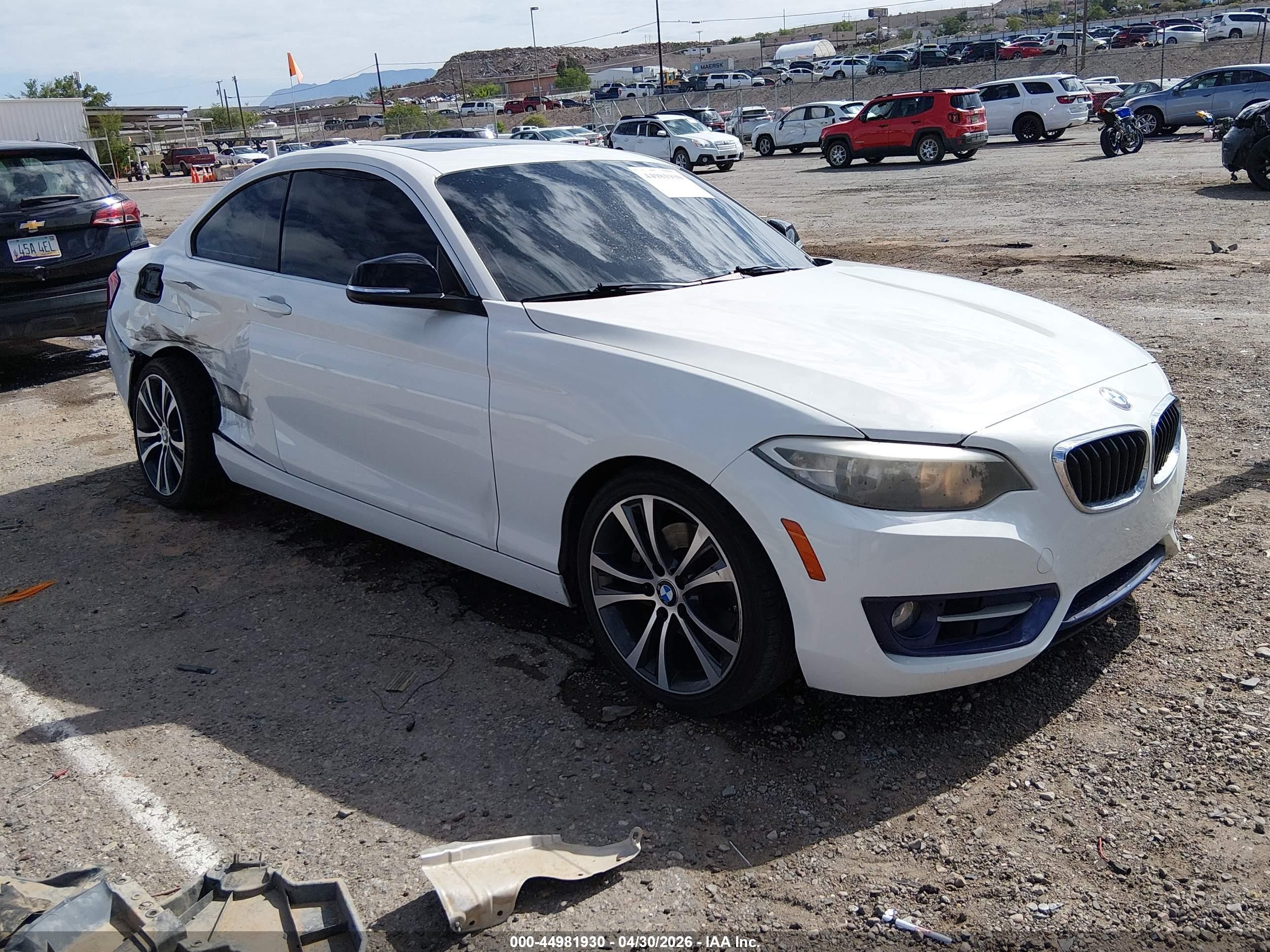 2014 BMW 2 Series 228i, VIN WBA1F5C50EV255374 — Rear end