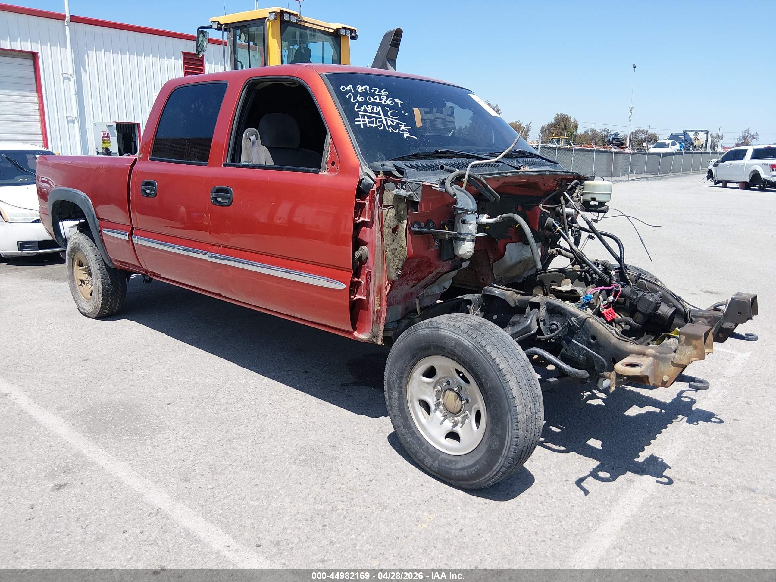 2001 GMC Sierra 1500HD SLE, VIN 1GTGK13U51F195041 — Theft recovery