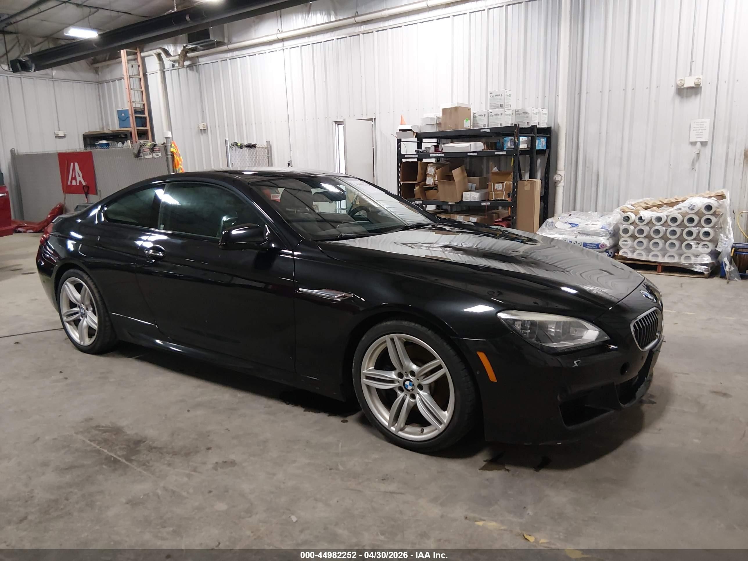 2015 BMW 6 Series, VIN WBALY1C51FDZ73552 — Фото с аукциона