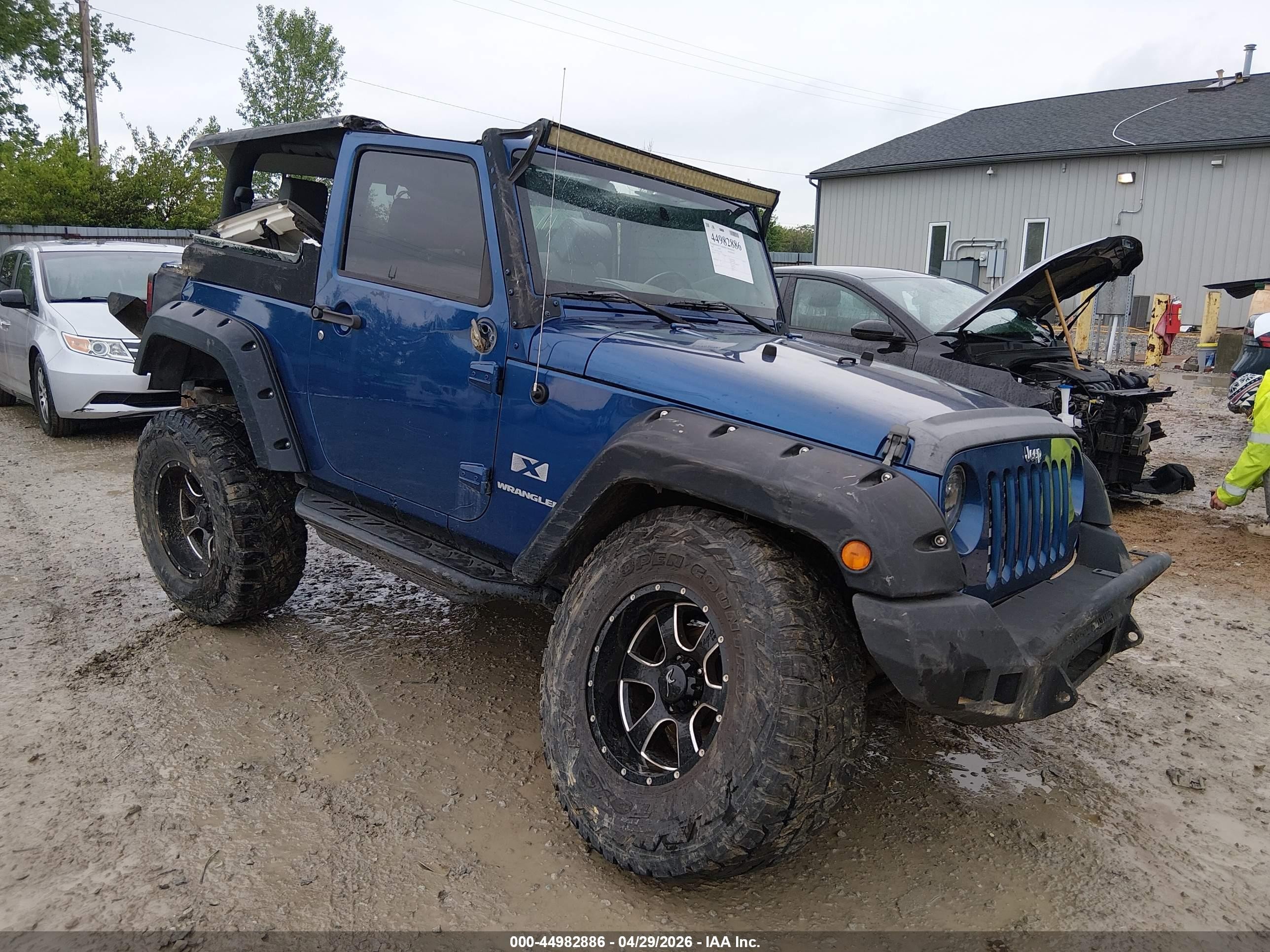 2009 Jeep Wrangler X, VIN 1J4FA24179L759790 — Frame damage
