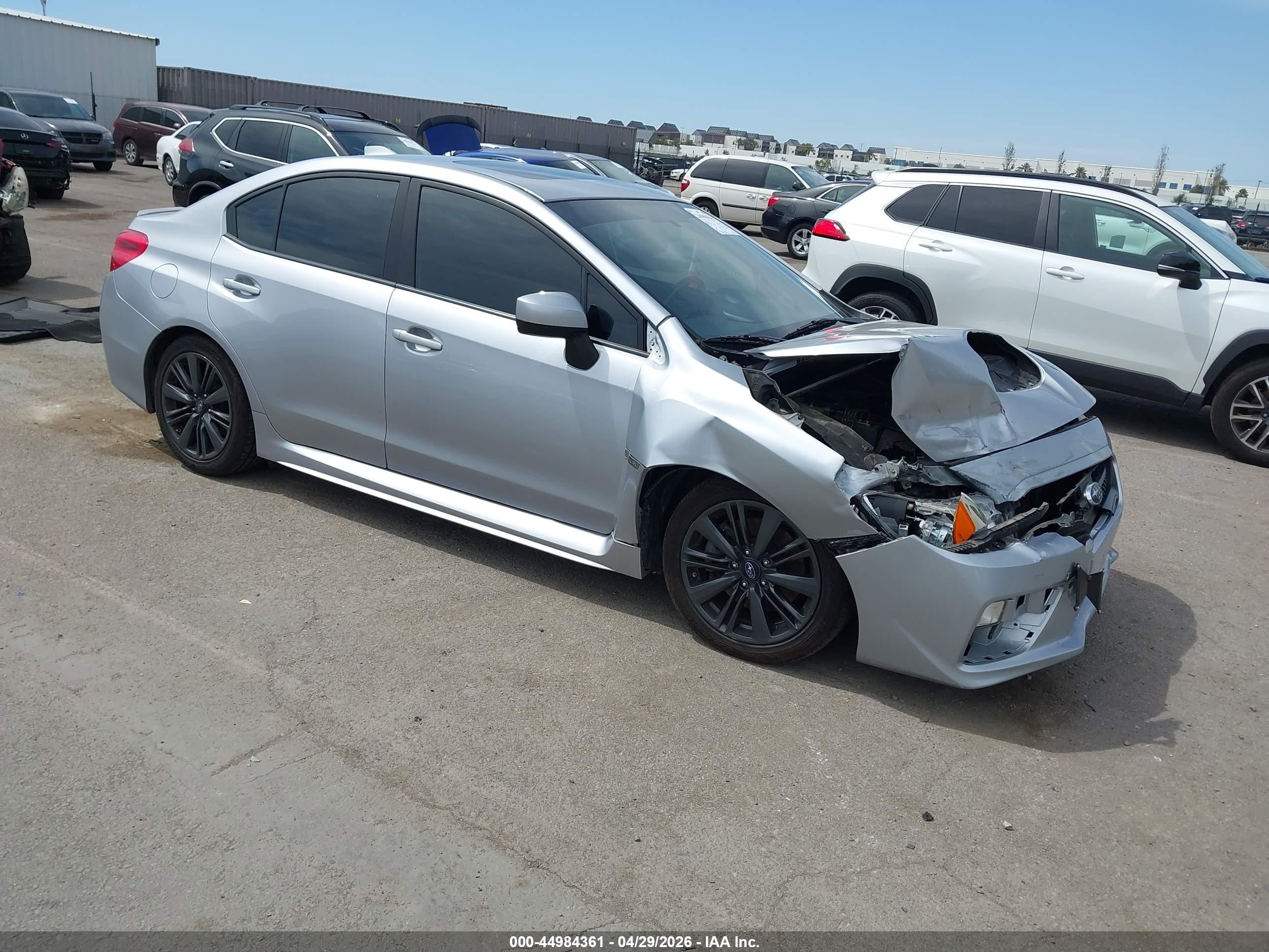 2017 Subaru WRX Premium, VIN JF1VA1F6XH9819812 — Front end