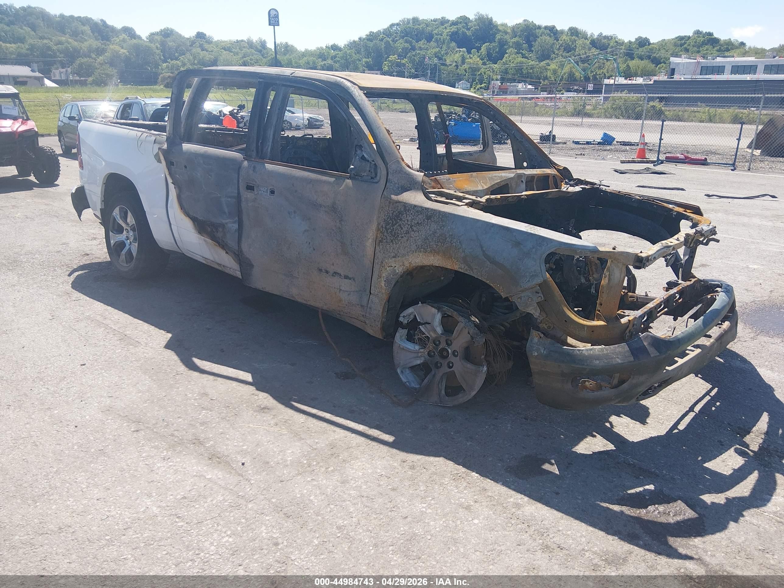 2020 Ram 1500 Big Horn, VIN 1C6RRFFG1LN338865 — Fresh water flood