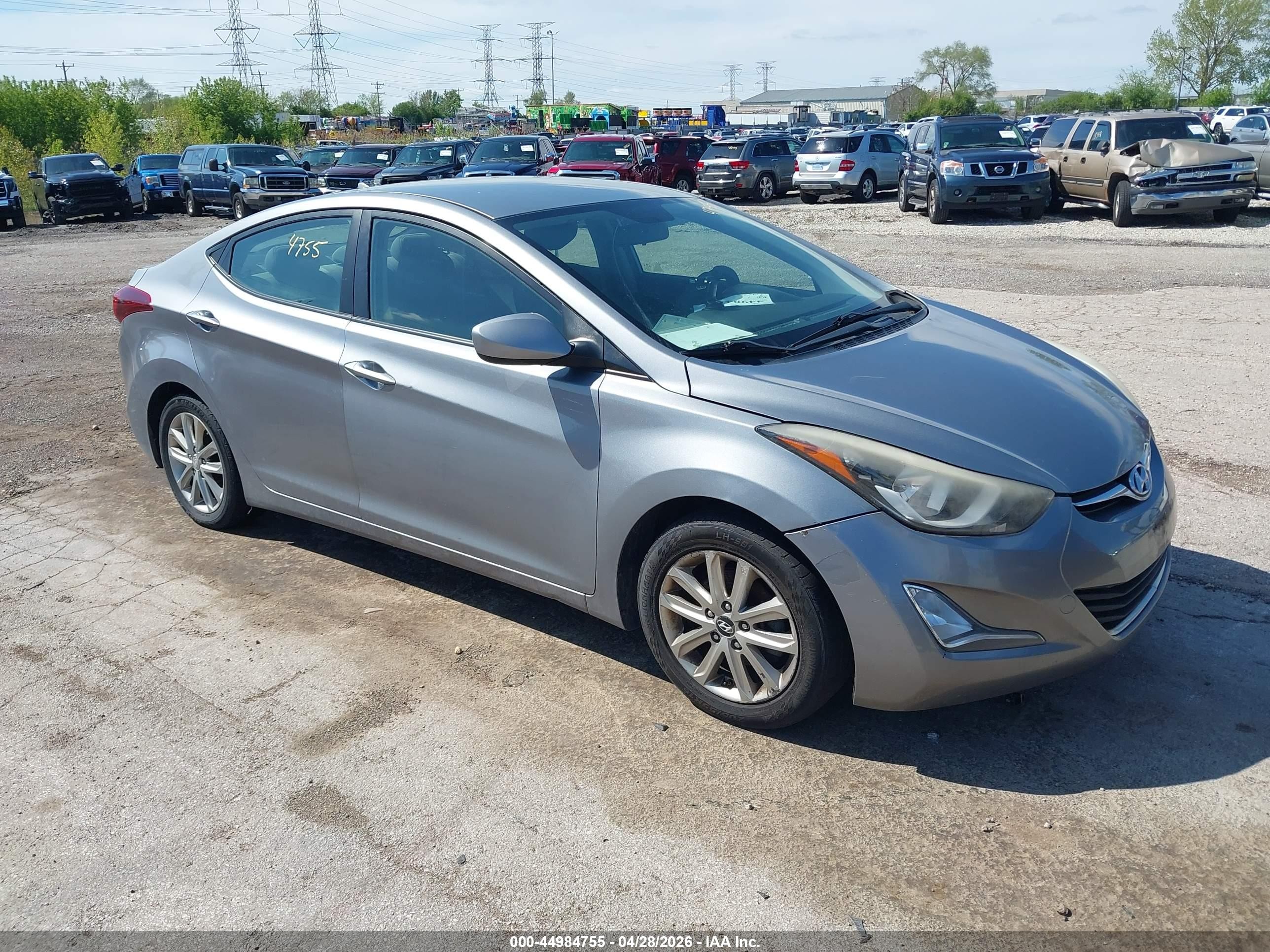 2014 Hyundai Elantra SE, VIN KMHDH4AE9EU157050 — Normal wear