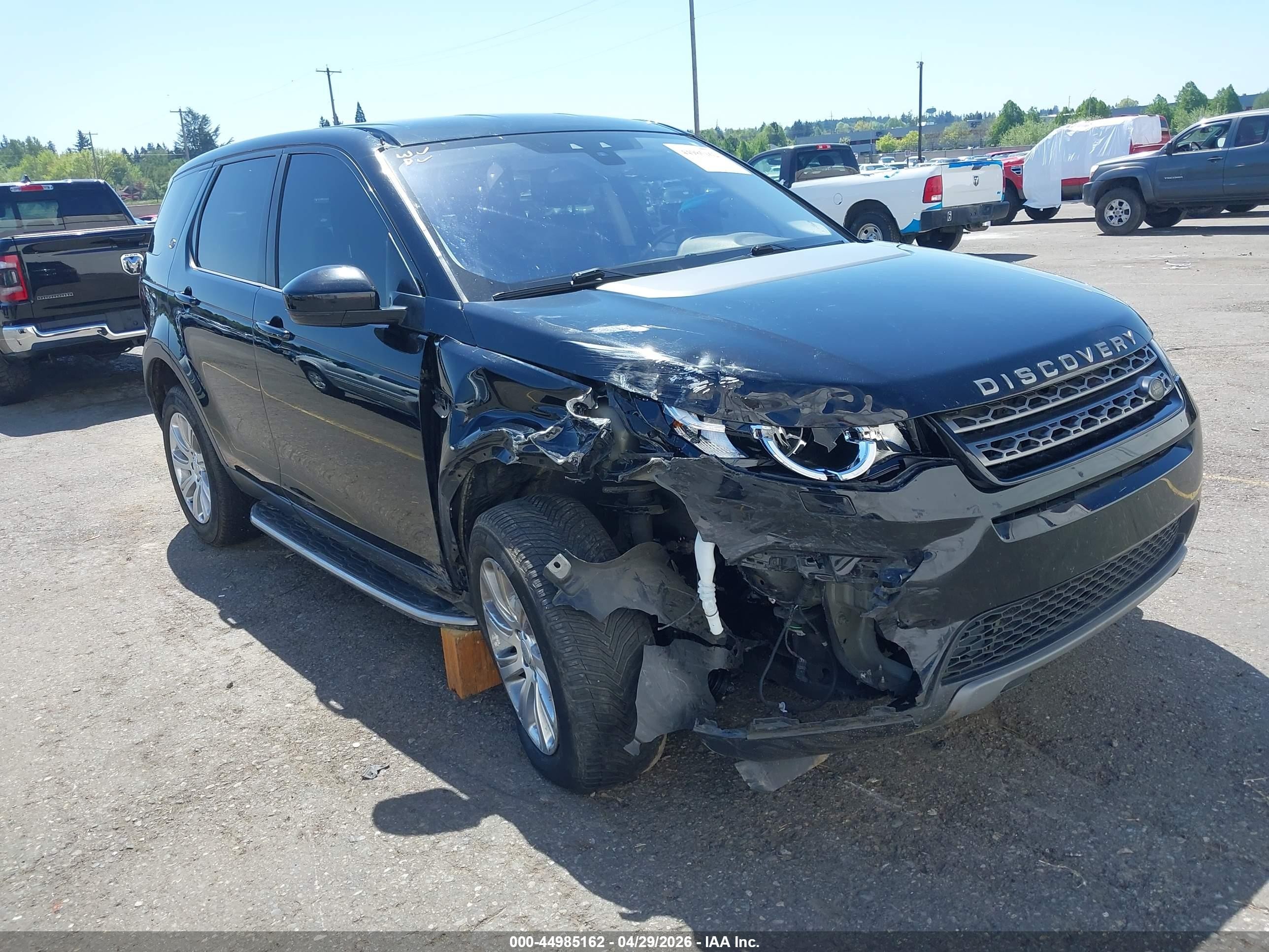 2017 Land Rover Discovery Sport SE, VIN SALCP2BG6HH667790 — Theft recovery