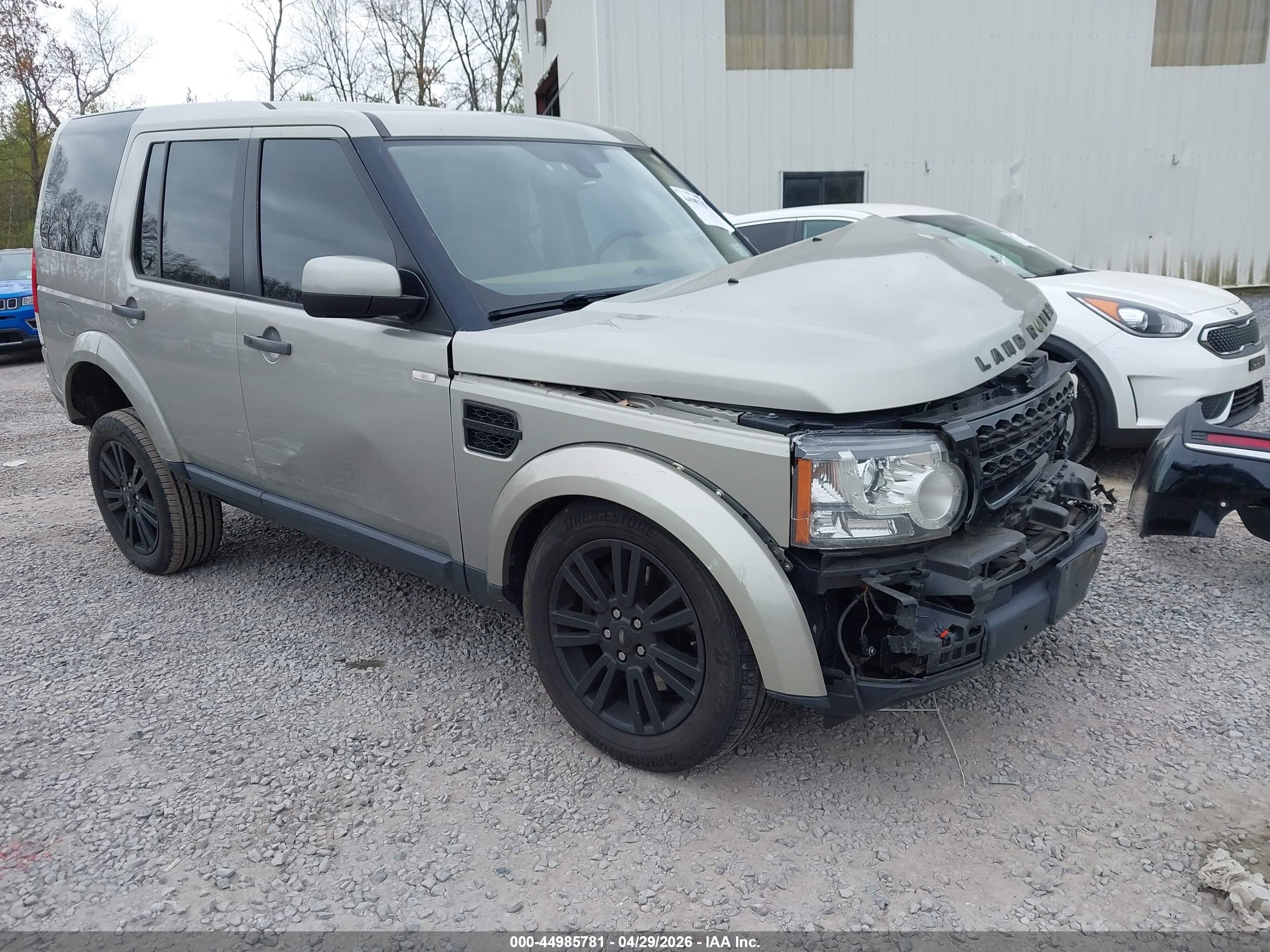 2012 Land Rover LR4 HSE, VIN SALAG2D49CA615291 — Front end