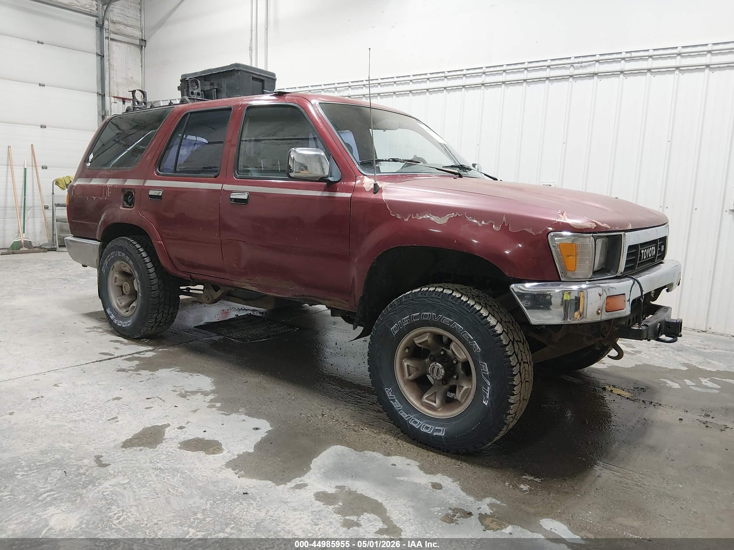 1991 Toyota 4Runner, VIN JT3VN39W0M8031812 — Normal wear