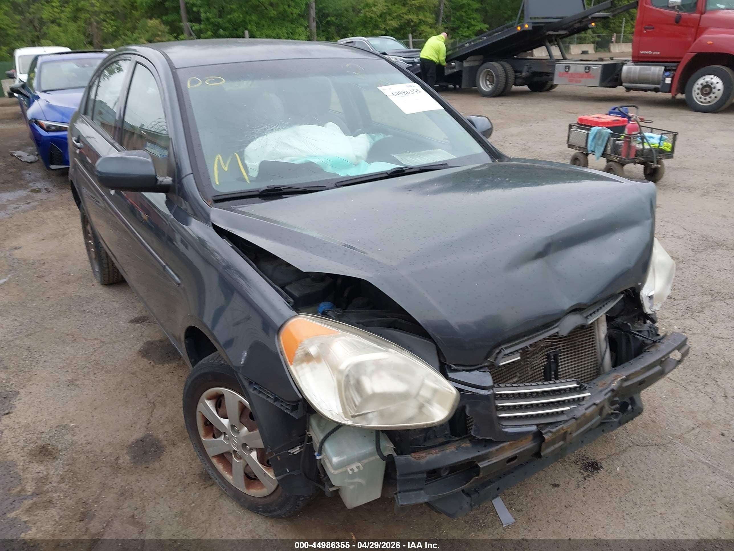 2010 Hyundai Accent GLS, VIN KMHCN4AC4AU498370 — Front end