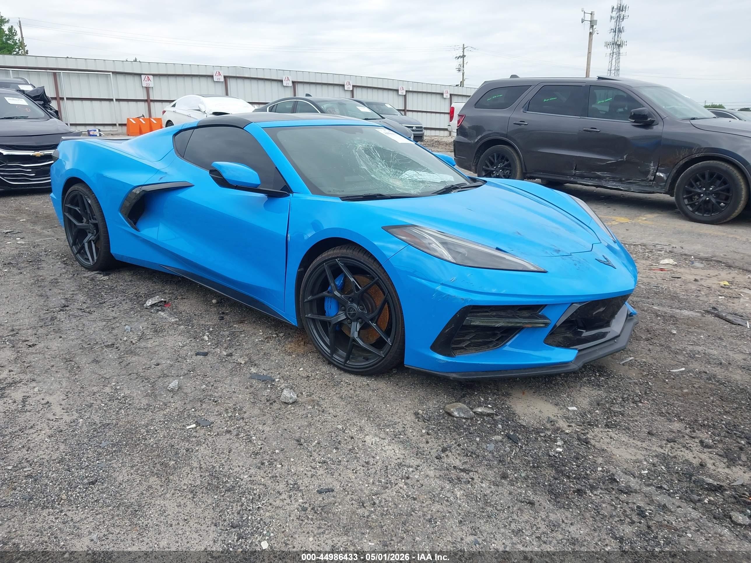 2021 Chevrolet Corvette 1LT, VIN 1G1YA2D47M5125443 — Front end