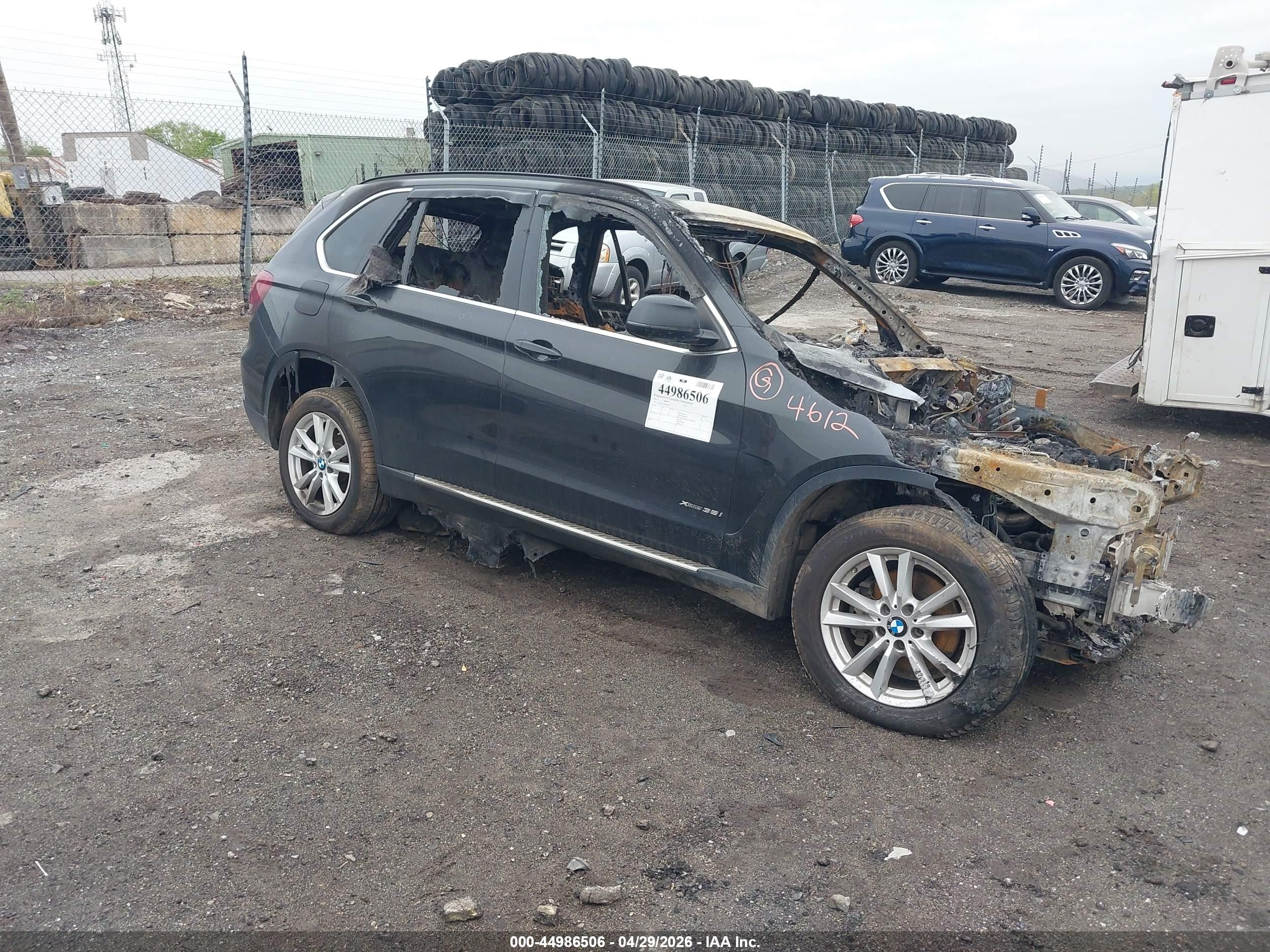 2015 BMW X5 xDrive35i, VIN 5UXKR0C53F0P04612 — Burn