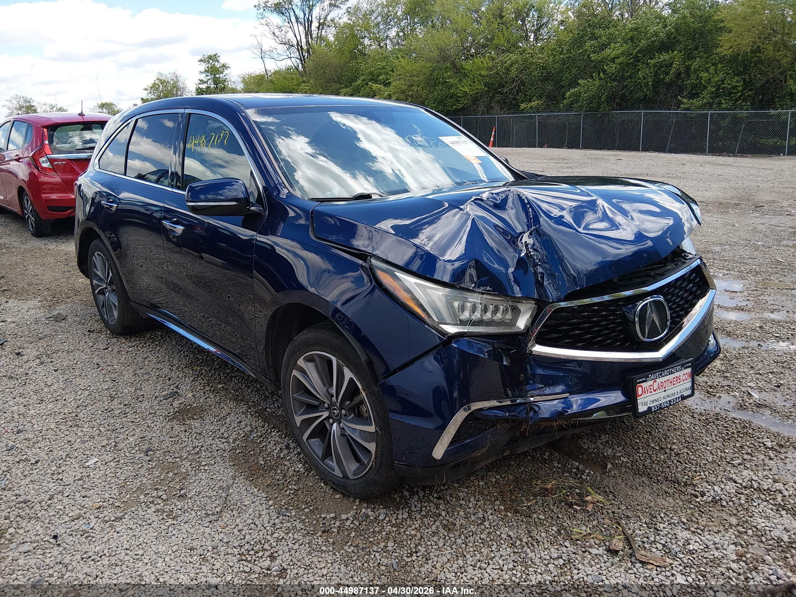 2019 Acura MDX Technology, VIN 5J8YD4H51KL029363 — Front end