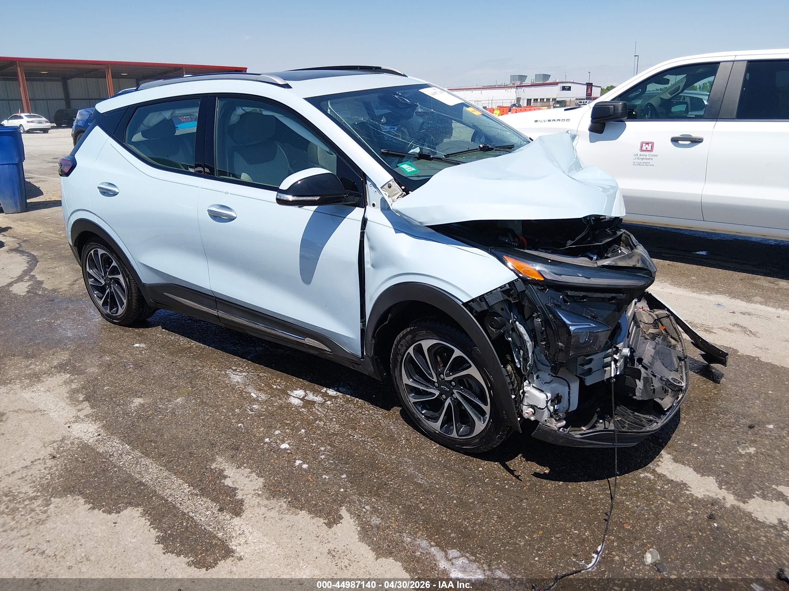 2023 Chevrolet Bolt EUV Premier, VIN 1G1FZ6S09P4107222 — Rollover