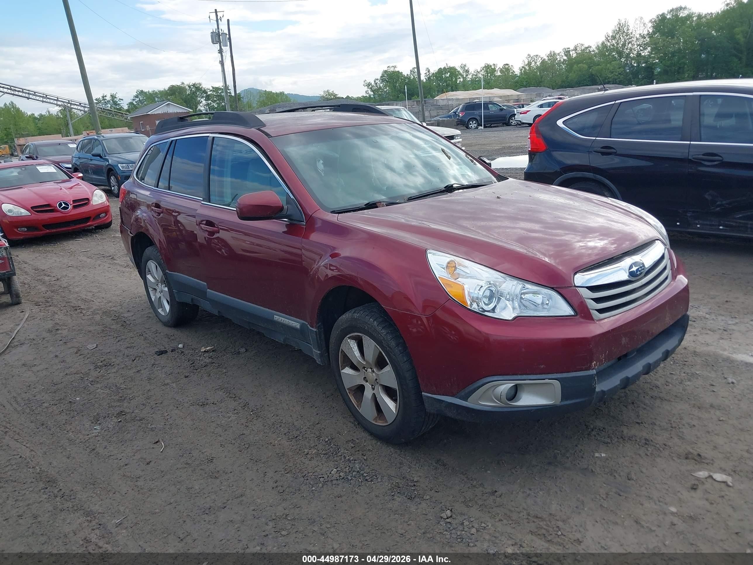 2011 Subaru Outback Premium, VIN 4S4BRBCCXB3417123 — Vandalism