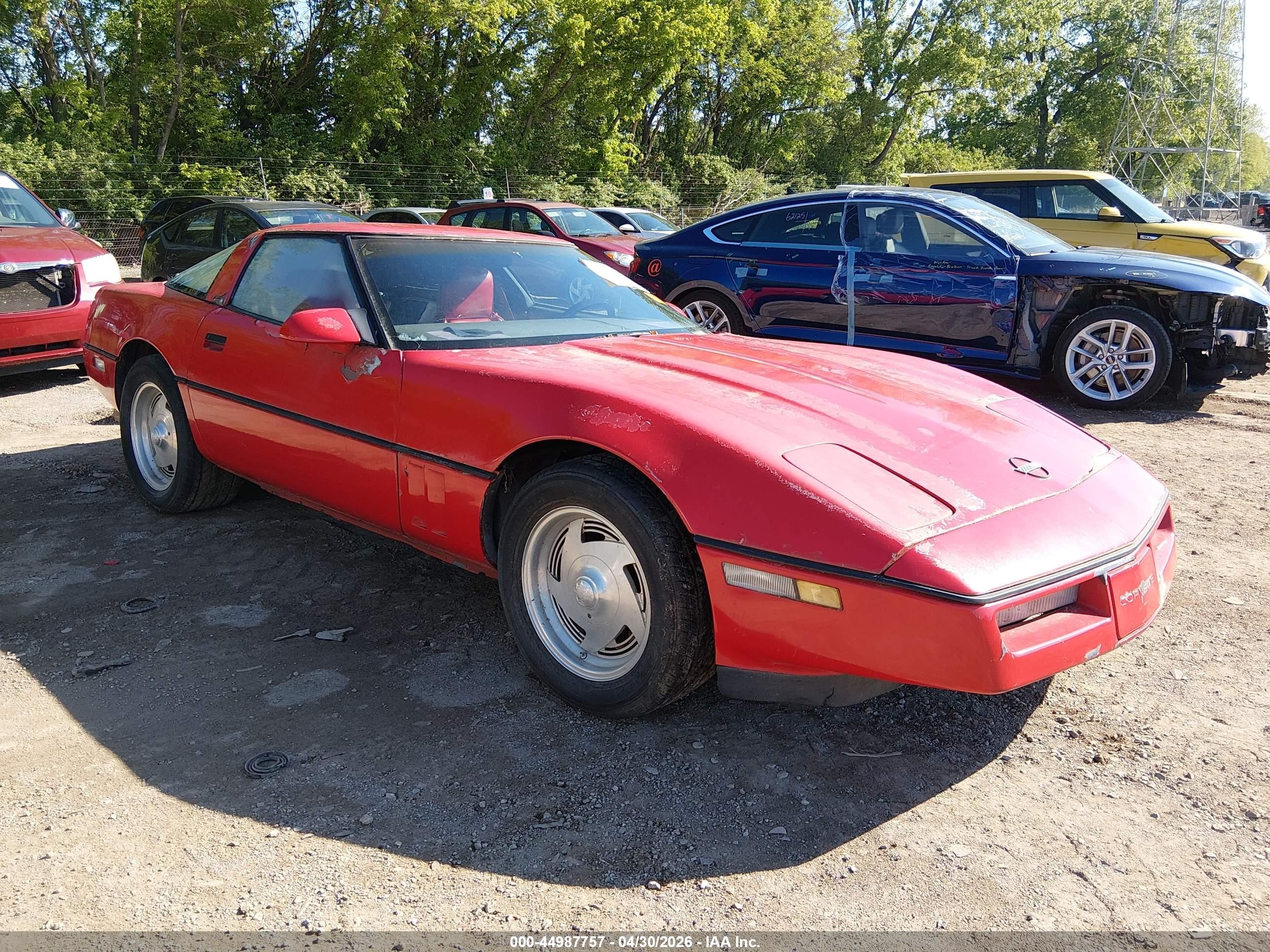 1987 Chevrolet Corvette, VIN 1G1YY2187H5117562 — Normal wear