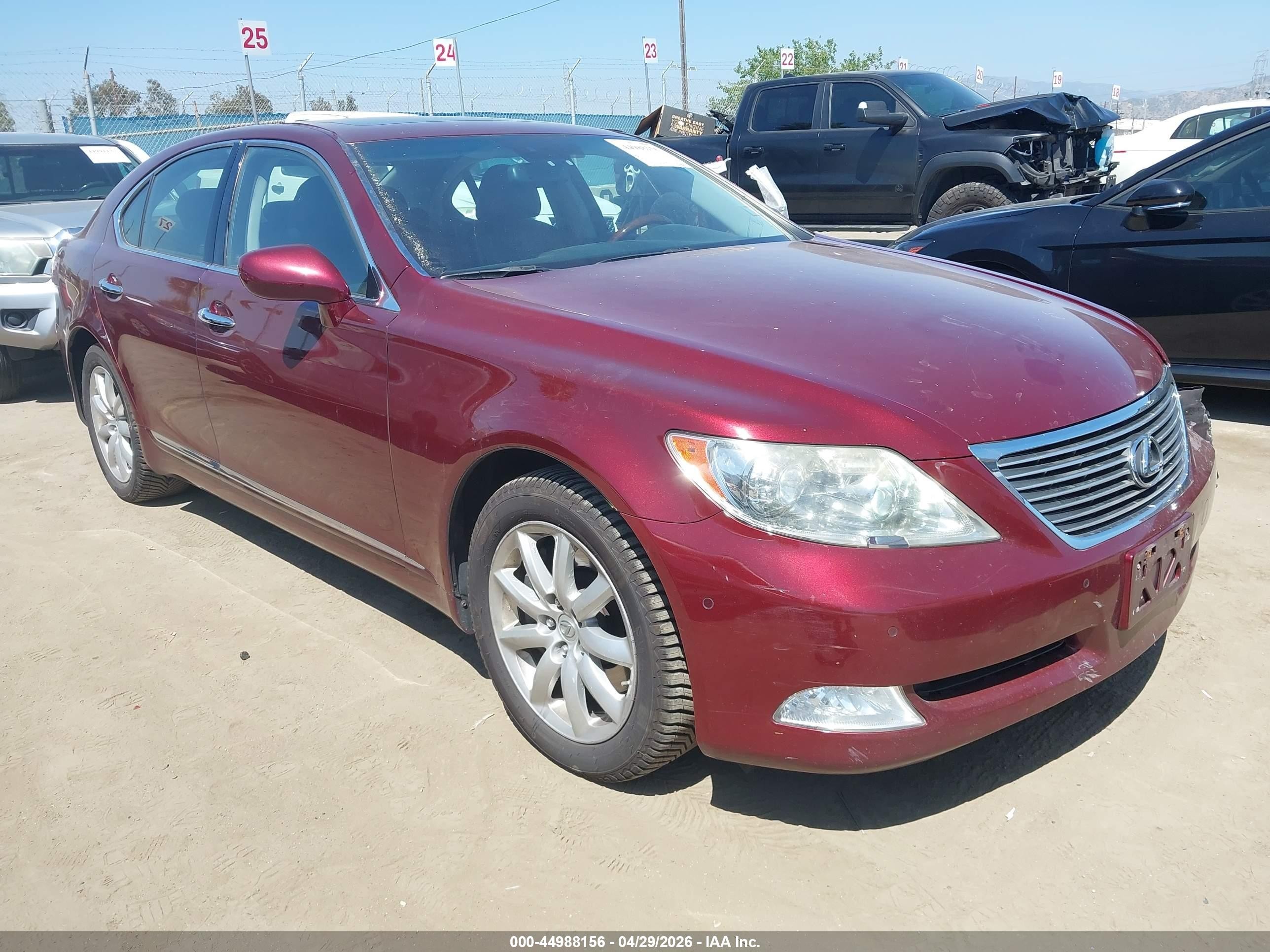 2009 Lexus LS 460, VIN JTHCL46F095002384 — Front end