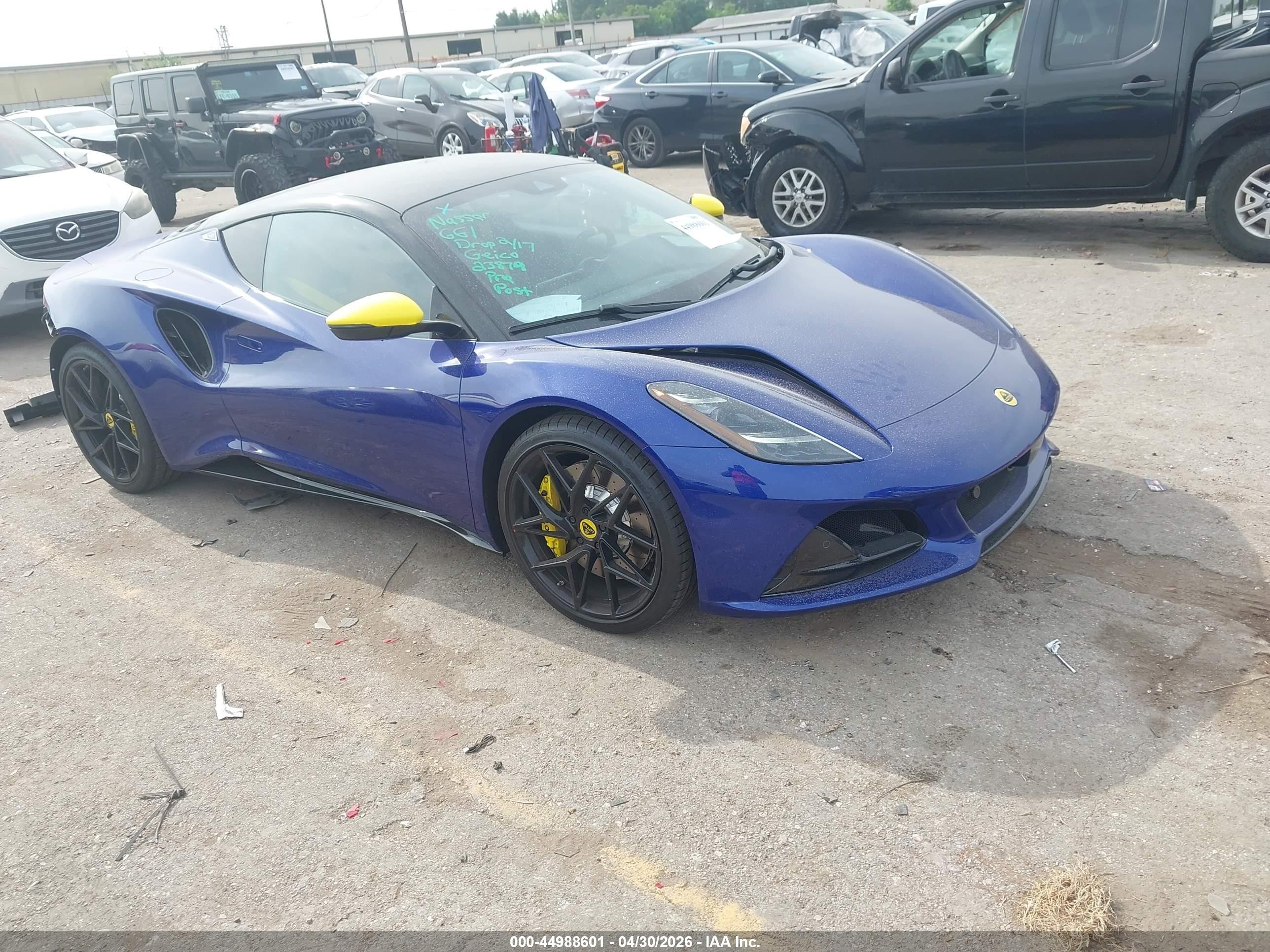 2026 Lotus Emira, VIN SCCLEJAX2THB10426 — Rear end