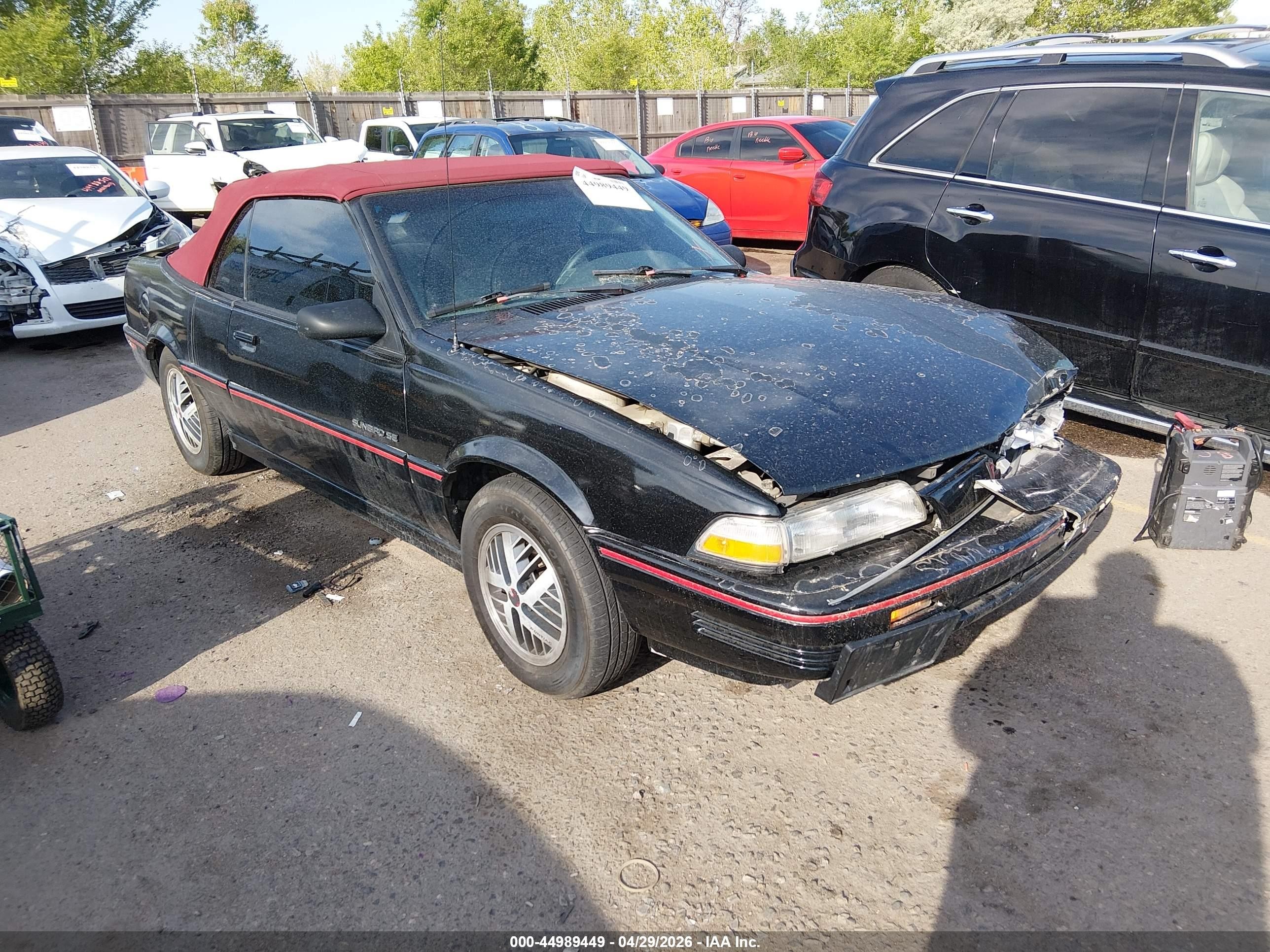 1992 Pontiac Sunbird, VIN 1G2JB34H3N7560548 — All over