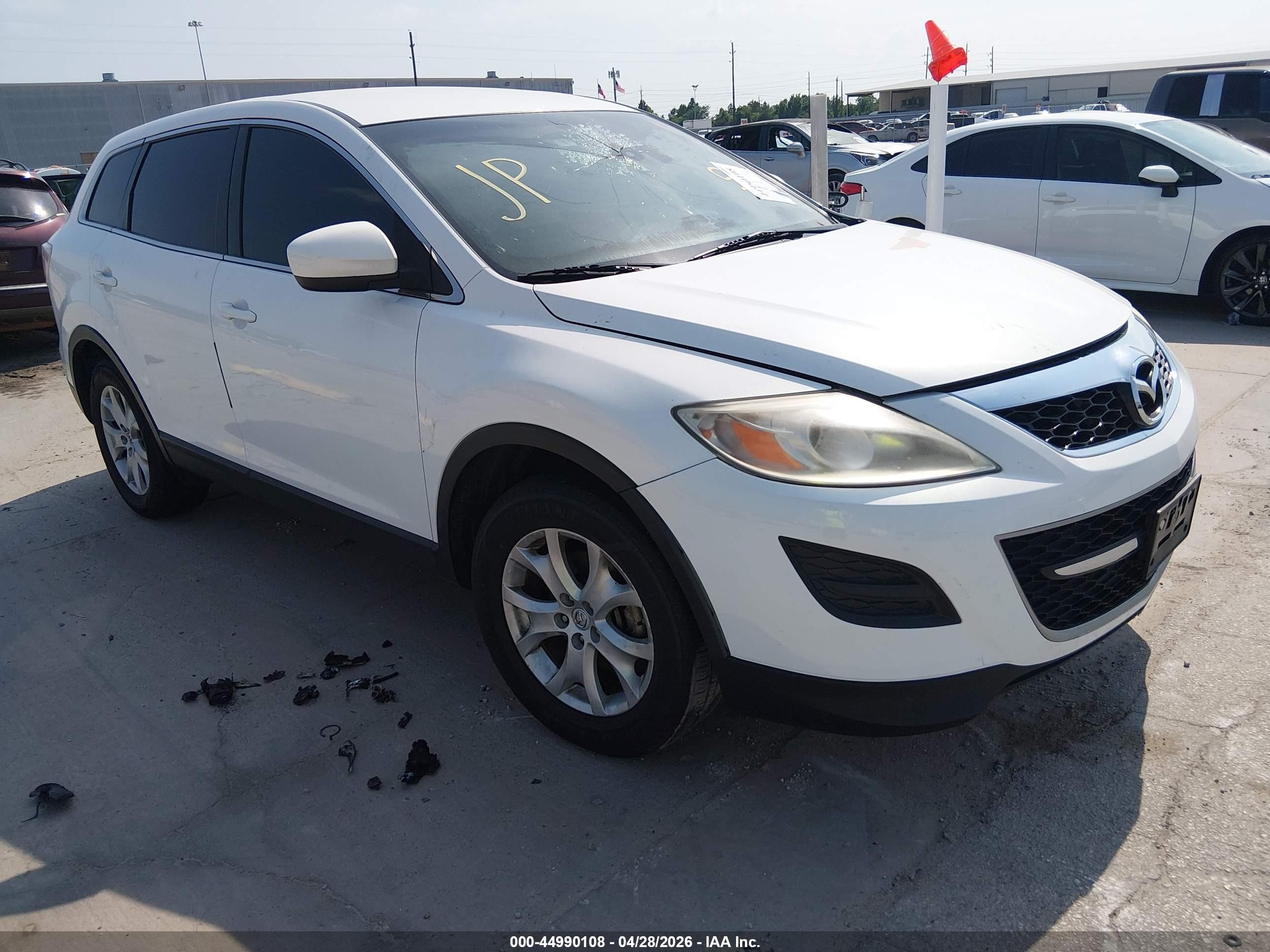 2012 Mazda CX-9 Touring, VIN JM3TB2CA0C0349372 — Interior fire