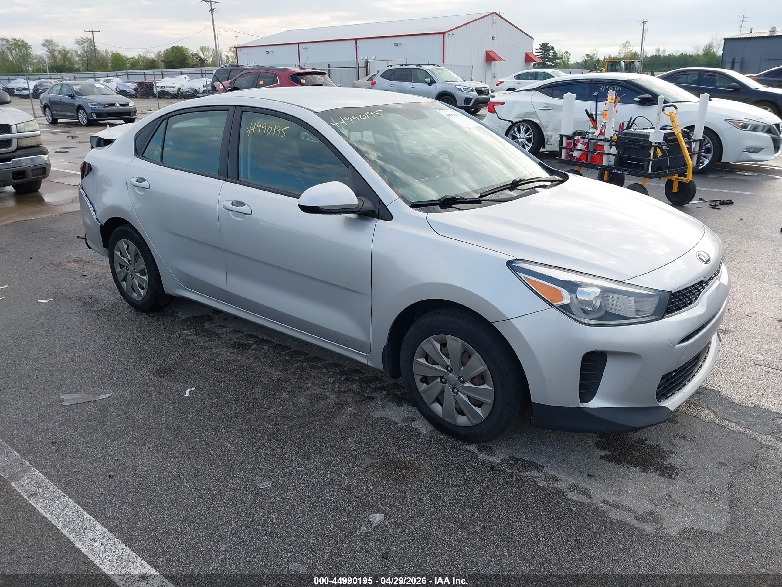 2020 Kia Rio S, VIN 3KPA24AD1LE273421 — Rear end