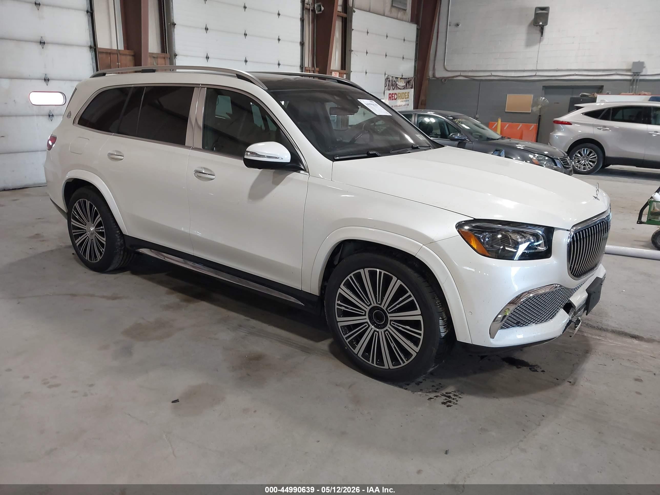 2023 Mercedes-Benz GLS Maybach GLS 600, VIN 4JGFF8HB3PA990560 — Engine fire