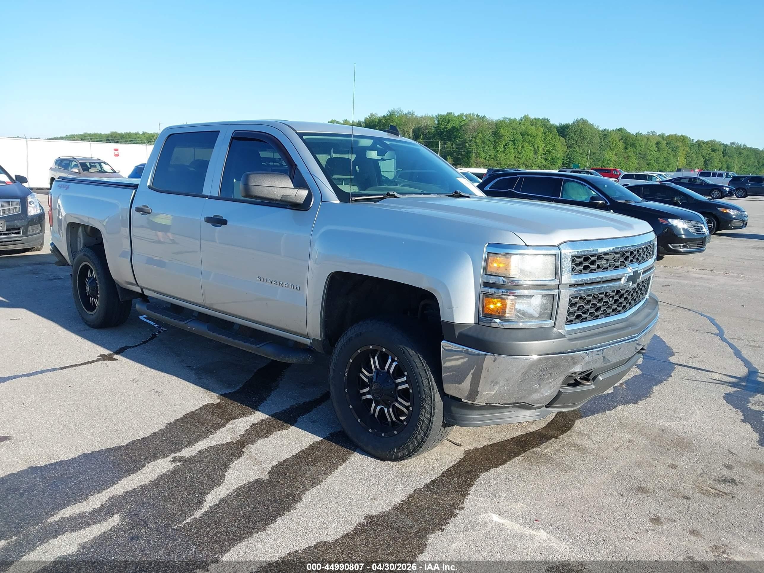 2015 Chevrolet Silverado 1500 Work Truck, VIN 3GCUKPEH1FG522630 — Rear end