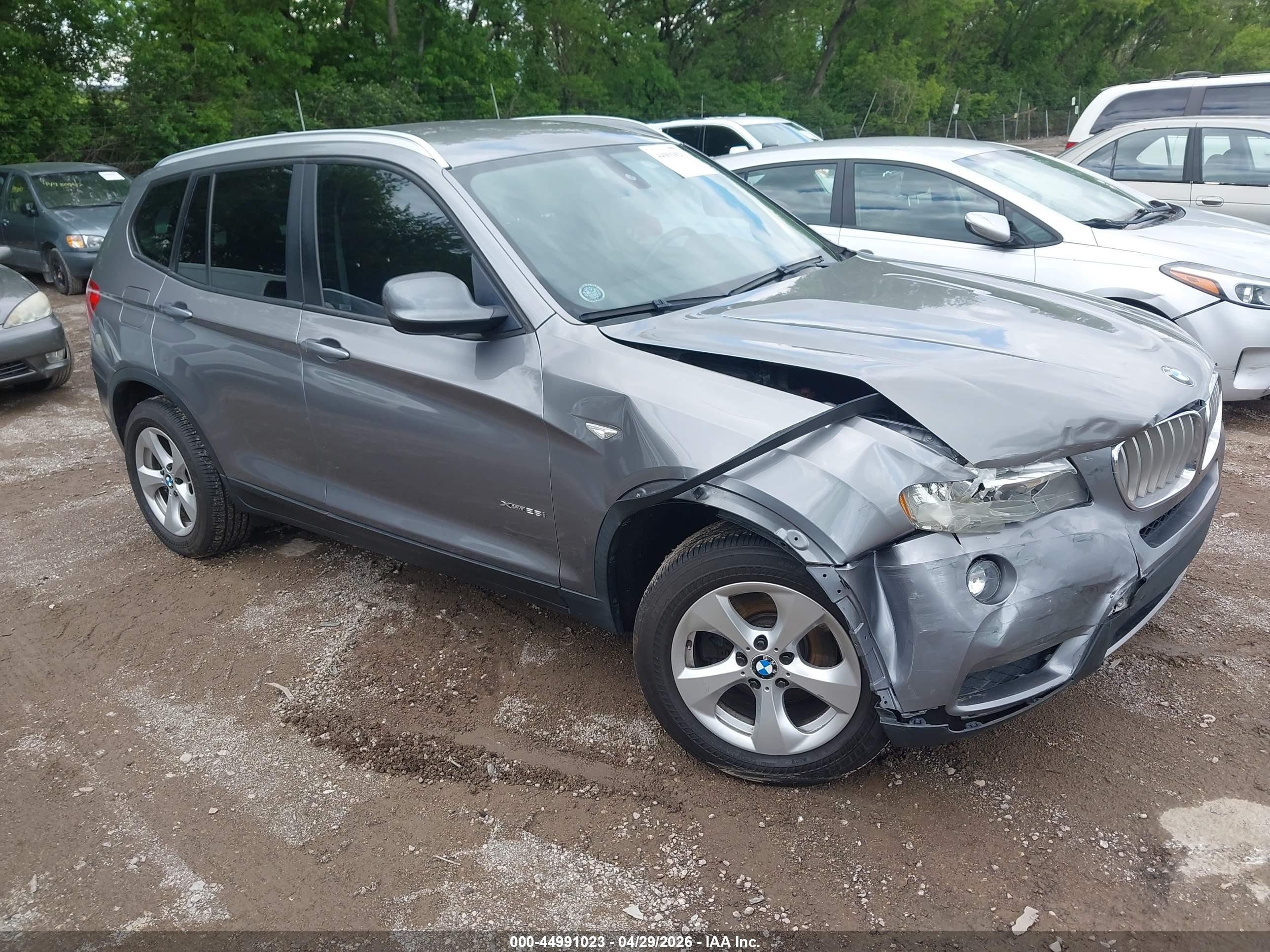 2012 BMW X3 28i, VIN 5UXWX5C56CL718518 — Перед