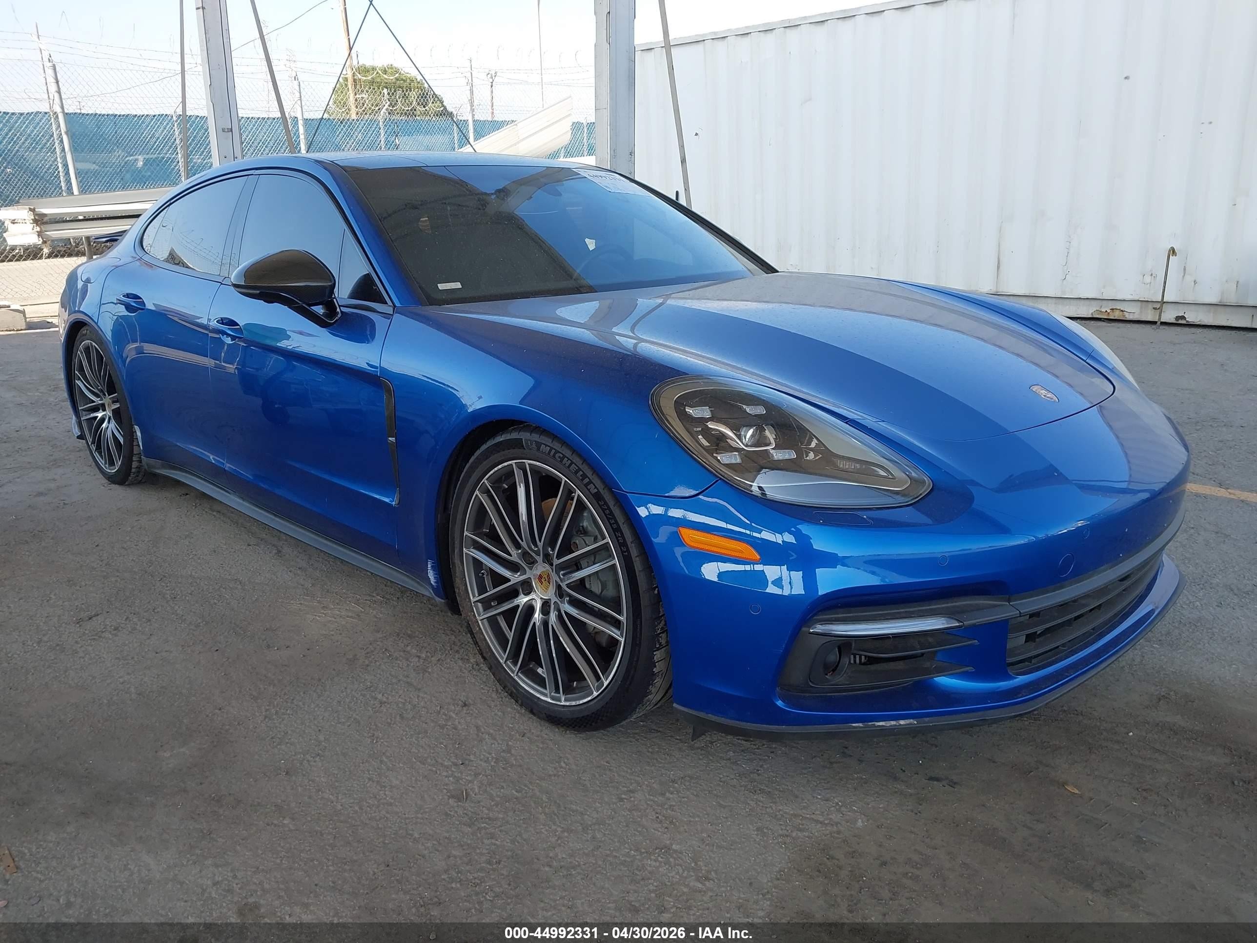 2017 Porsche Panamera 4S, VIN WP0AB2A77HL120801 — Rear end
