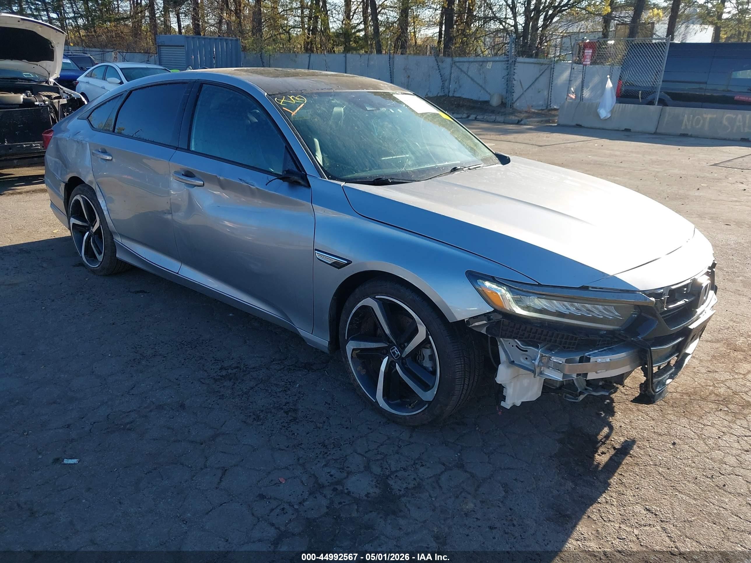 2021 Honda Accord Sport, VIN 1HGCV2F30MA031150 — Перед