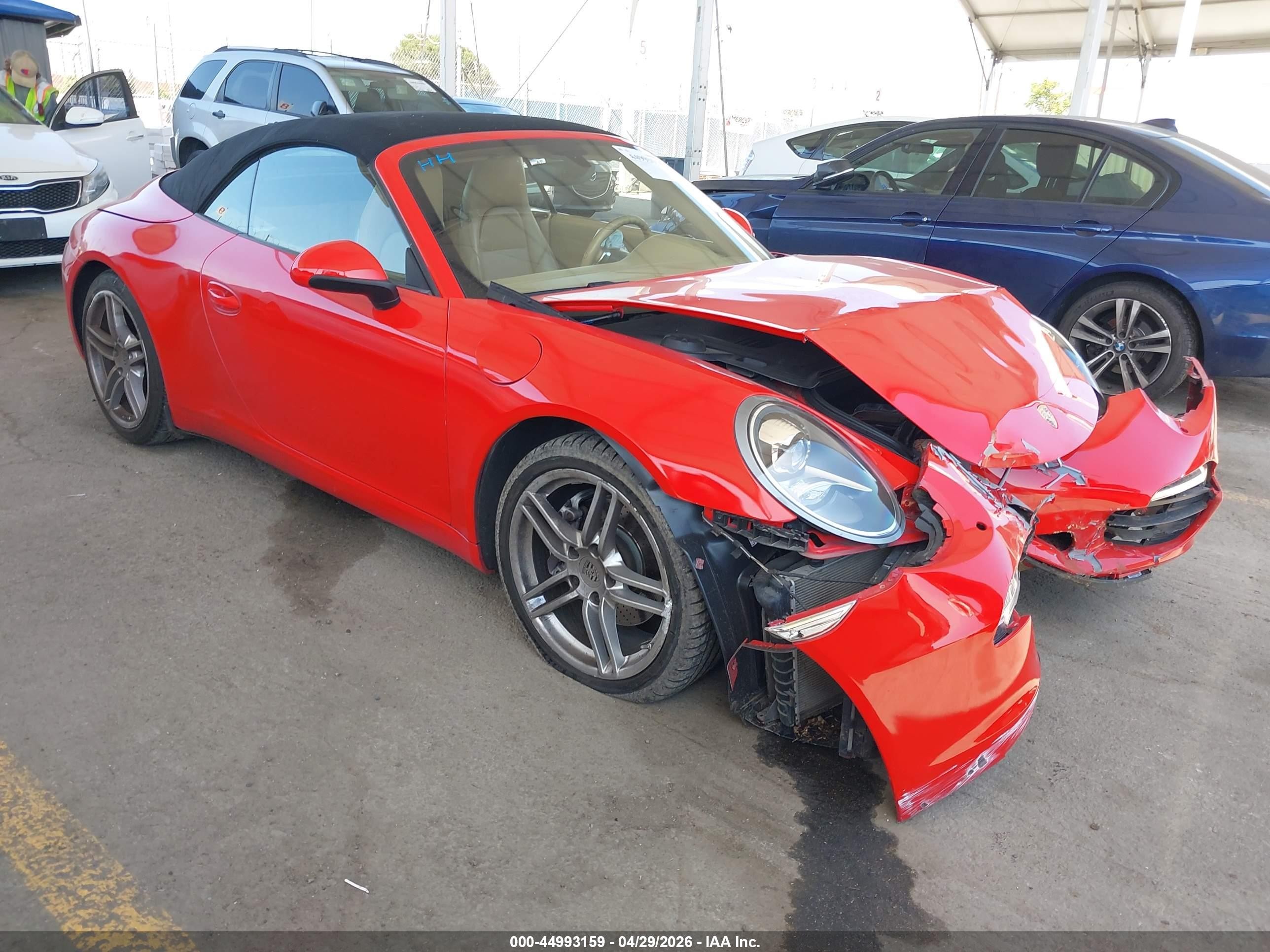 2016 Porsche 911 Carrera, VIN WP0CA2A95GS141079 — Front end