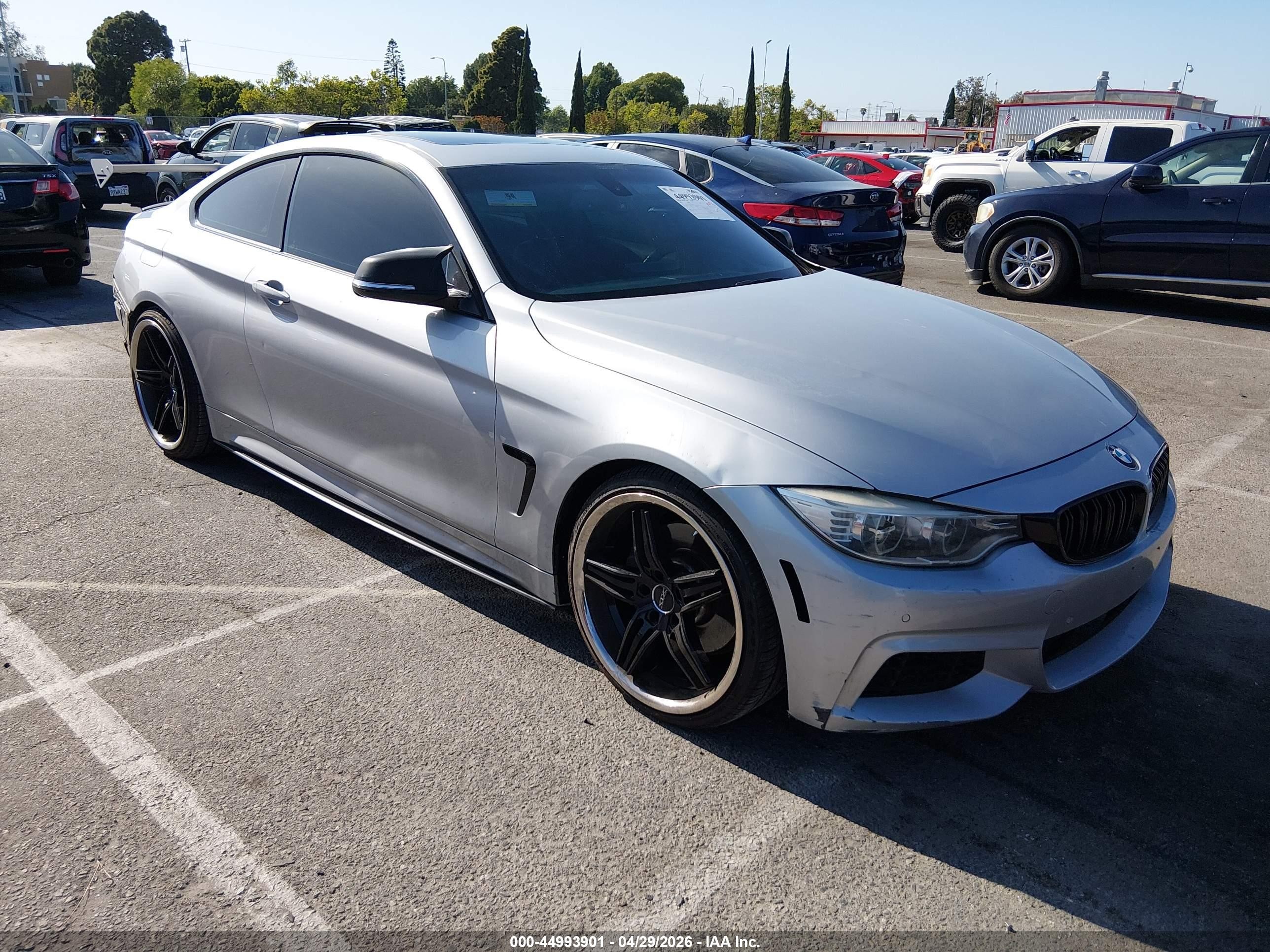 2014 BMW 4 Series 435i, VIN WBA3R1C58EK190025 — Rear end