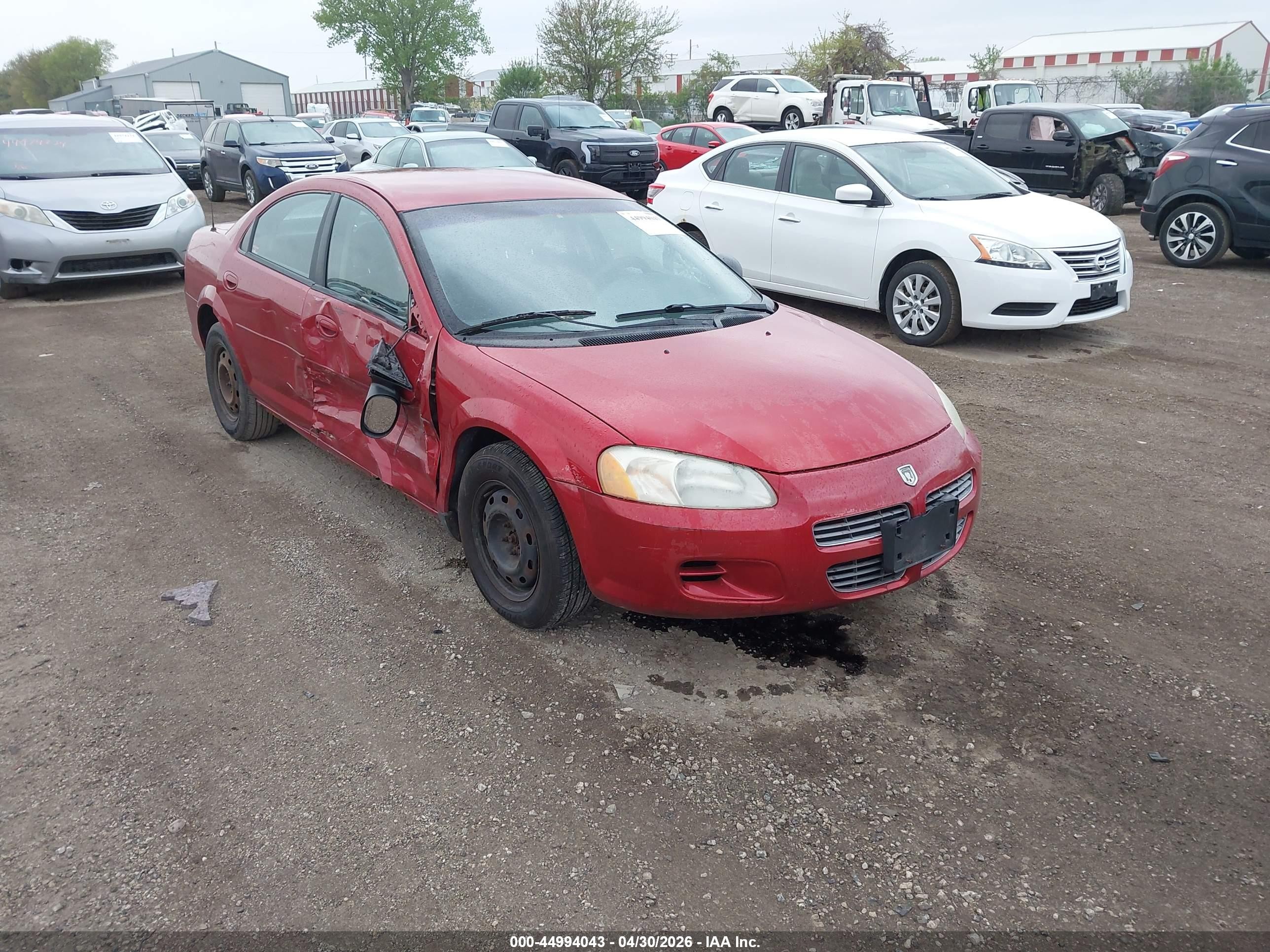 2002 Dodge Stratus SE, VIN 1B3EL36X22N126905 — Град