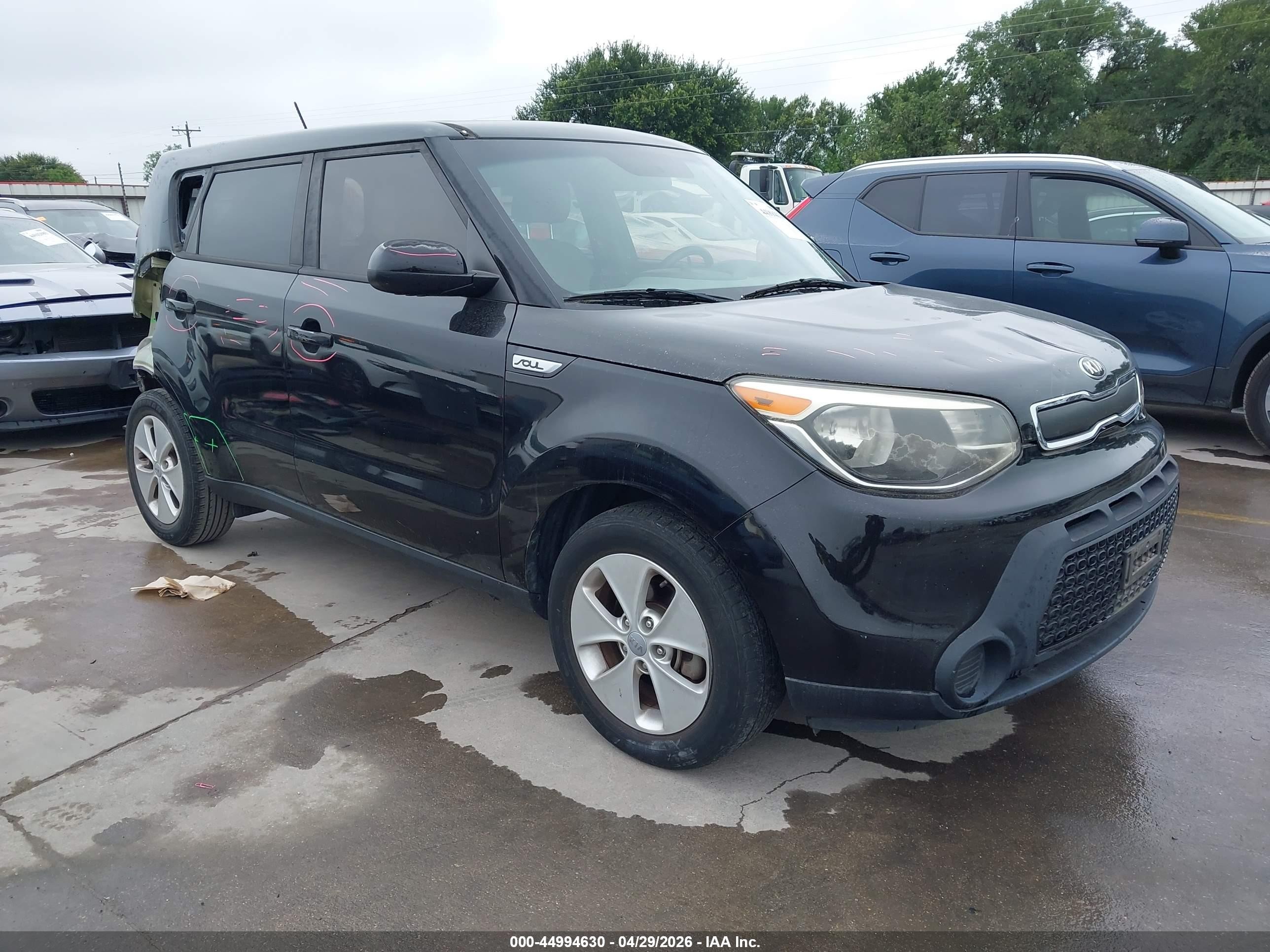 2016 Kia Soul, VIN KNDJN2A24G7338519 — Rear end