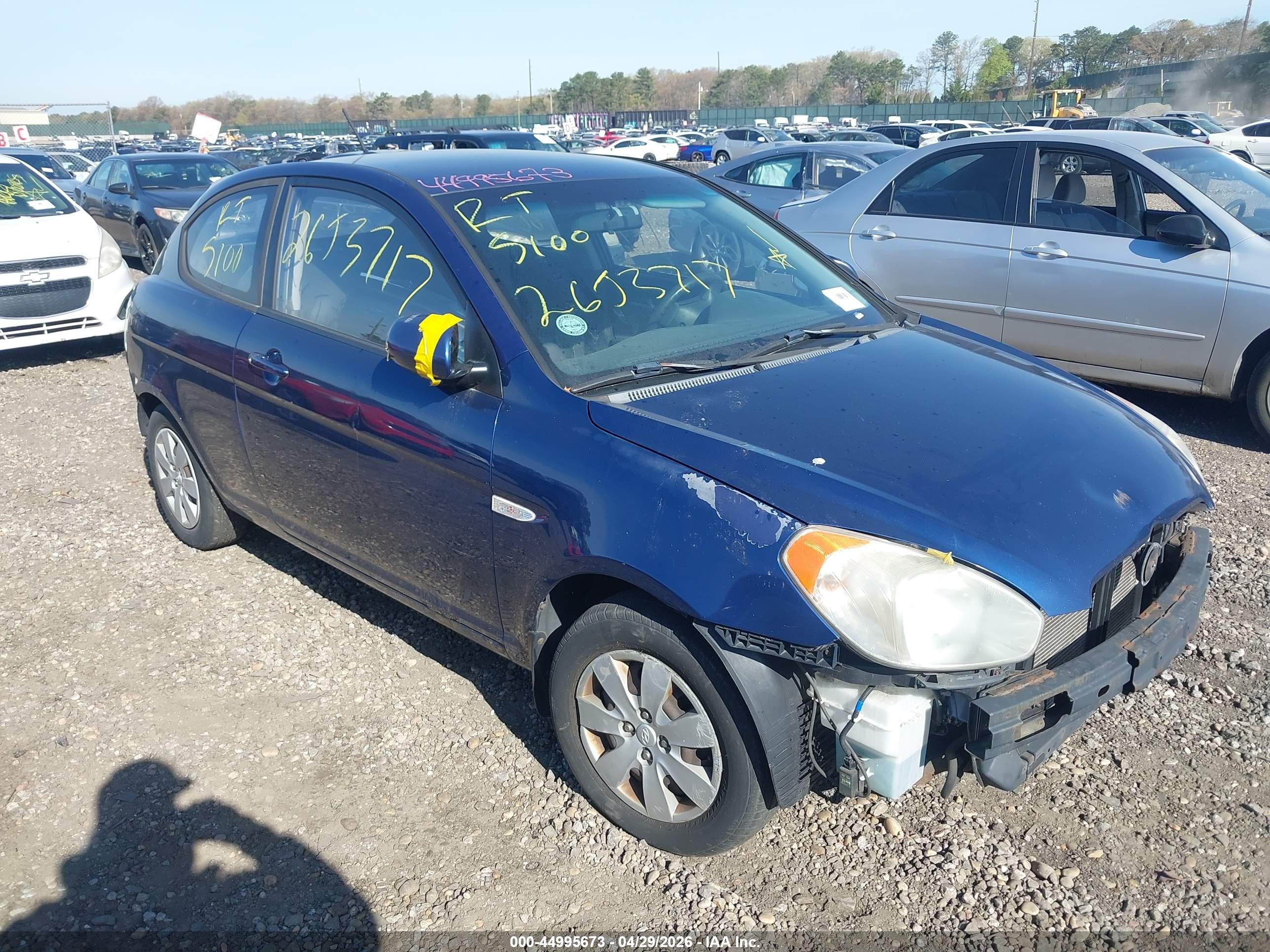 2010 Hyundai Accent GS, VIN KMHCM3AC0AU157402 — All over