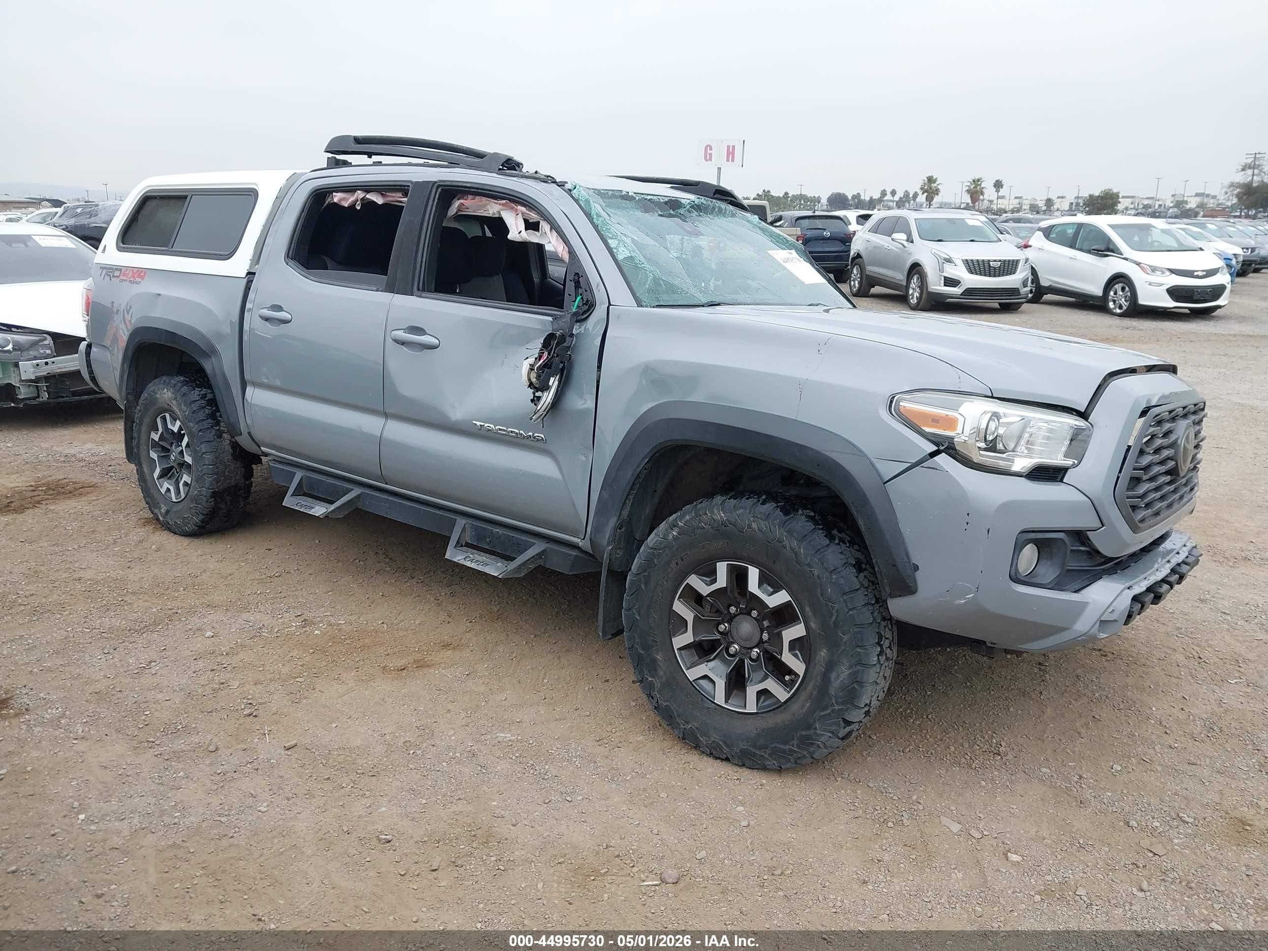 2021 Toyota Tacoma SR, VIN 3TMCZ5AN3MM370324 — Rollover