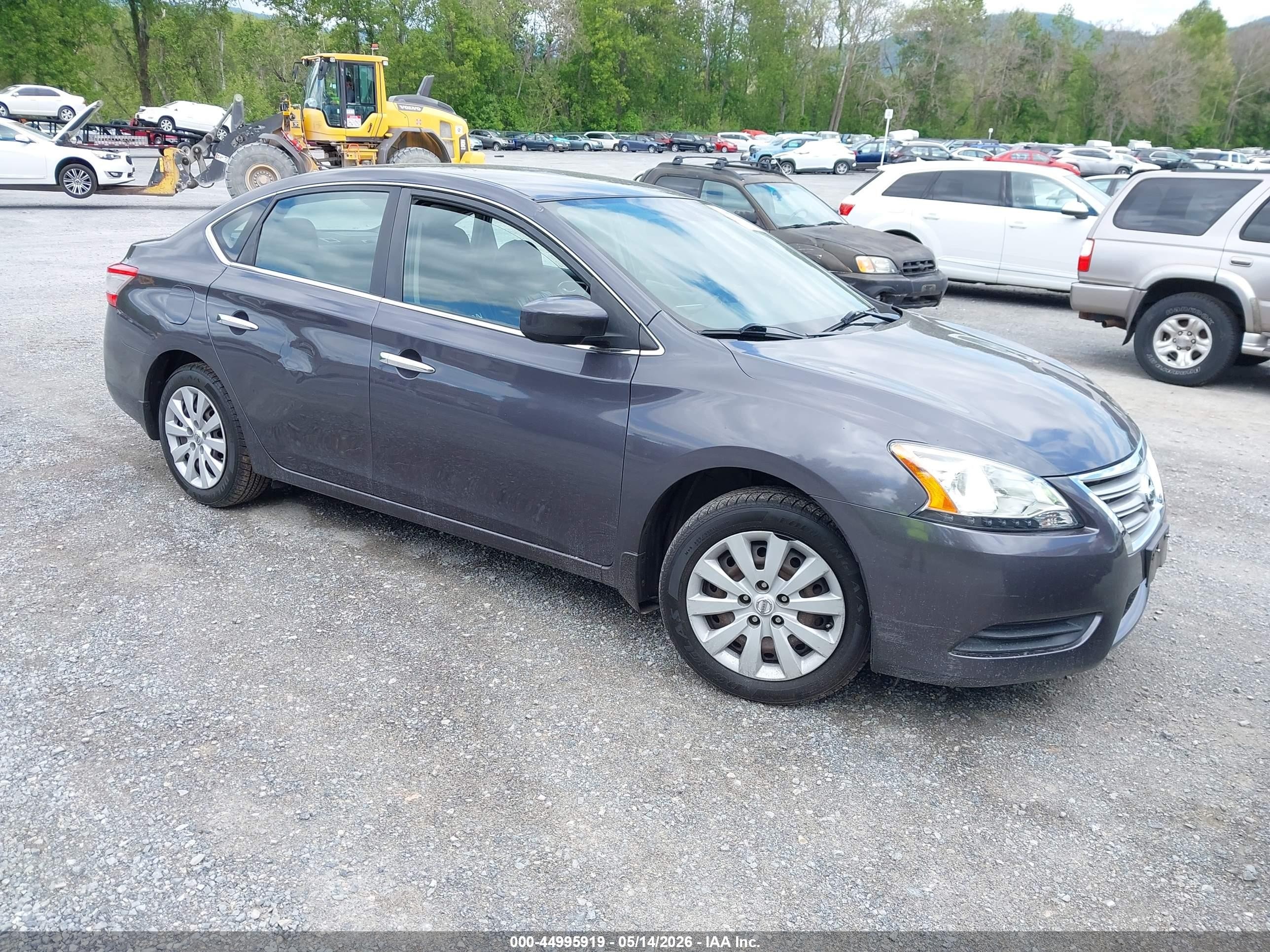 2014 Nissan Sentra S, VIN 1N4AB7APXEN854402 — Repossession