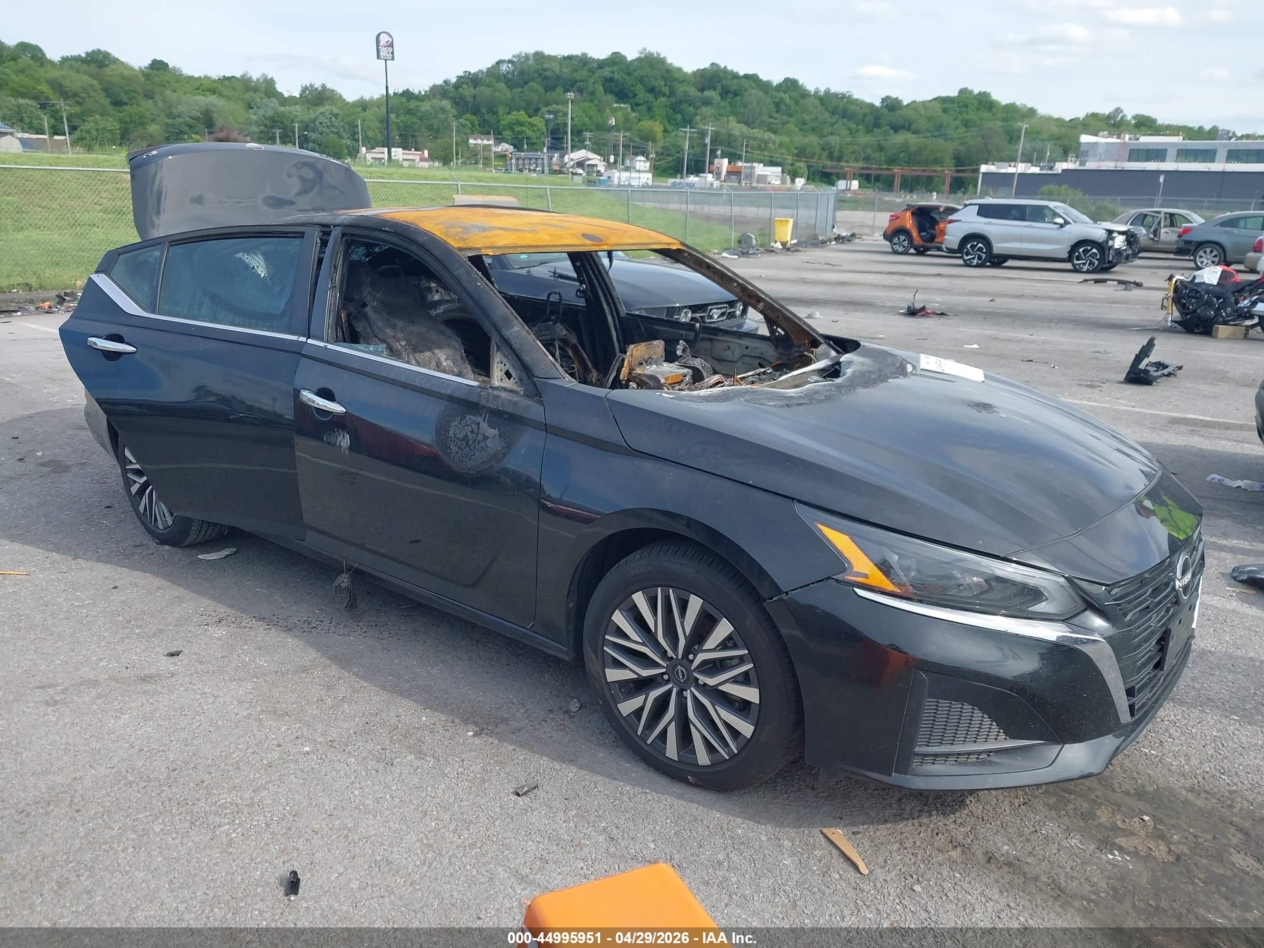 2024 Nissan Altima SV, VIN 1N4BL4DV8RN383785 — Interior fire