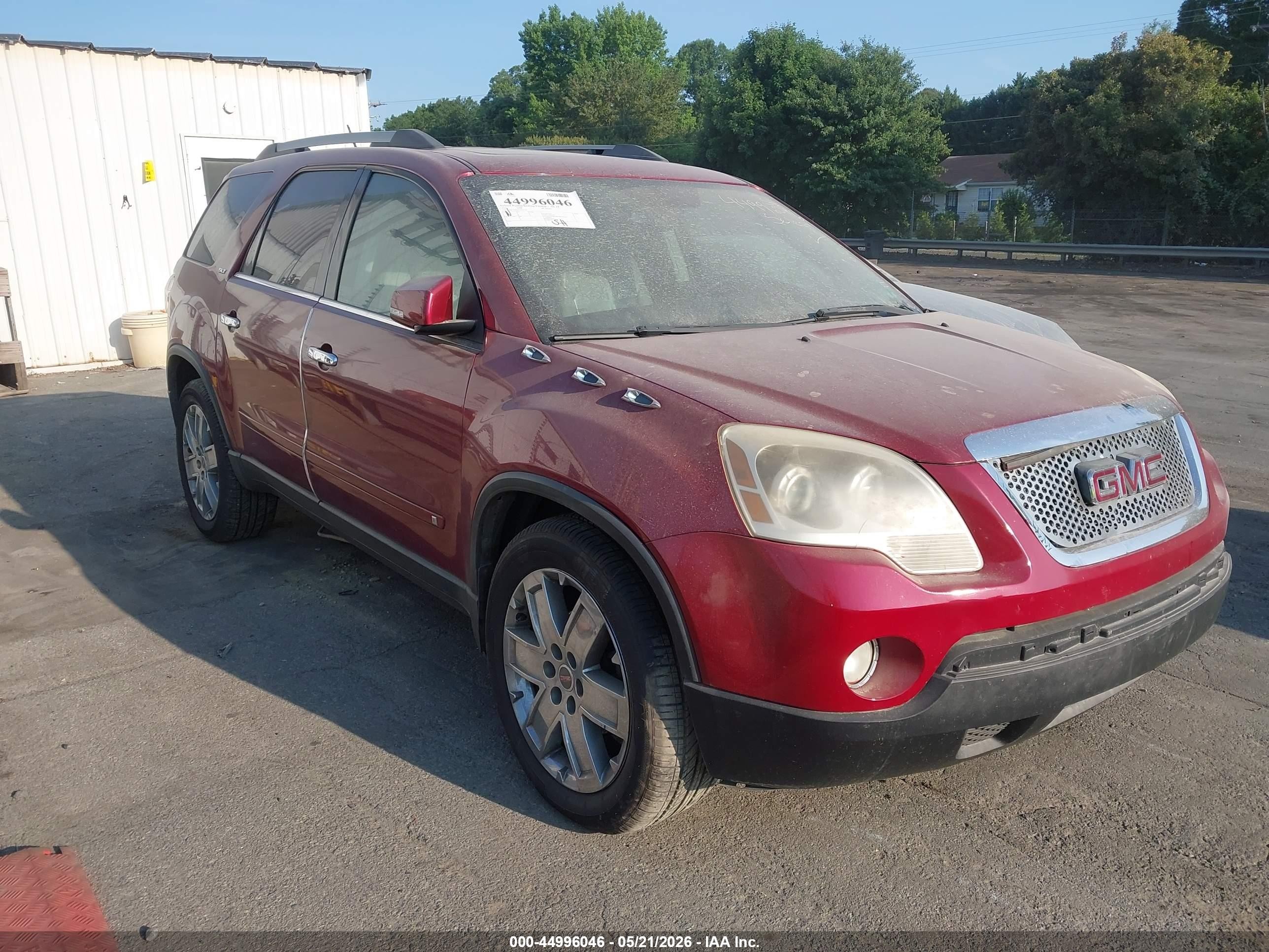 2010 GMC Acadia SLT2, VIN 1GKLVNED9AJ162202 — Normal wear