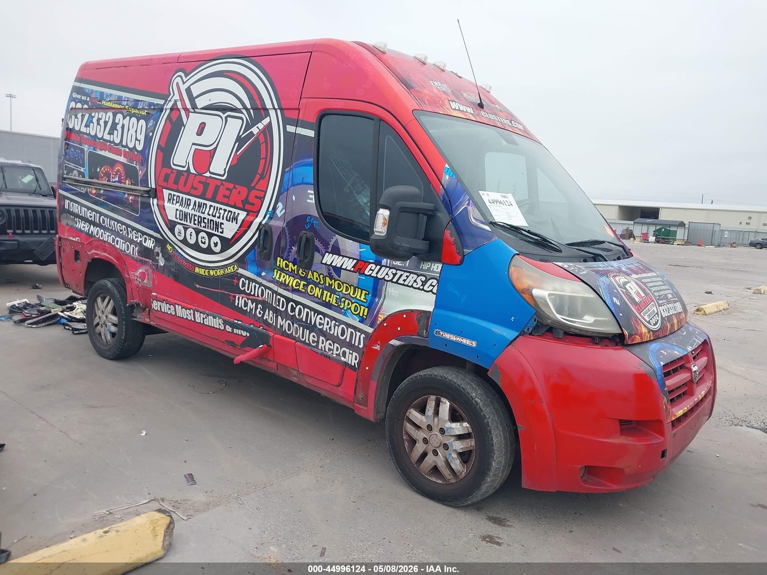2016 Ram ProMaster Cargo, VIN 3C6TRVBGXGE100917 — Side